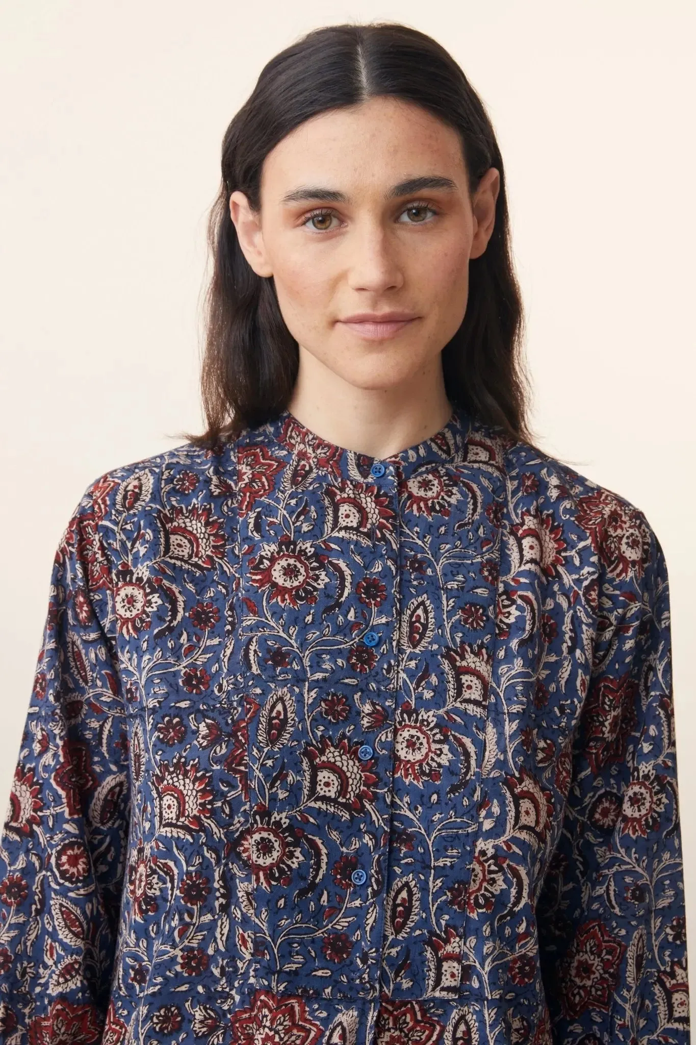 Robe Martine N°784 Agra Blue Worker sold by Moismont product image thumbnail 2