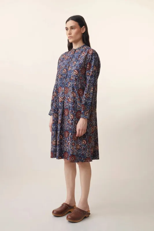 Robe Martine N°784 Agra Blue Worker sold by Moismont