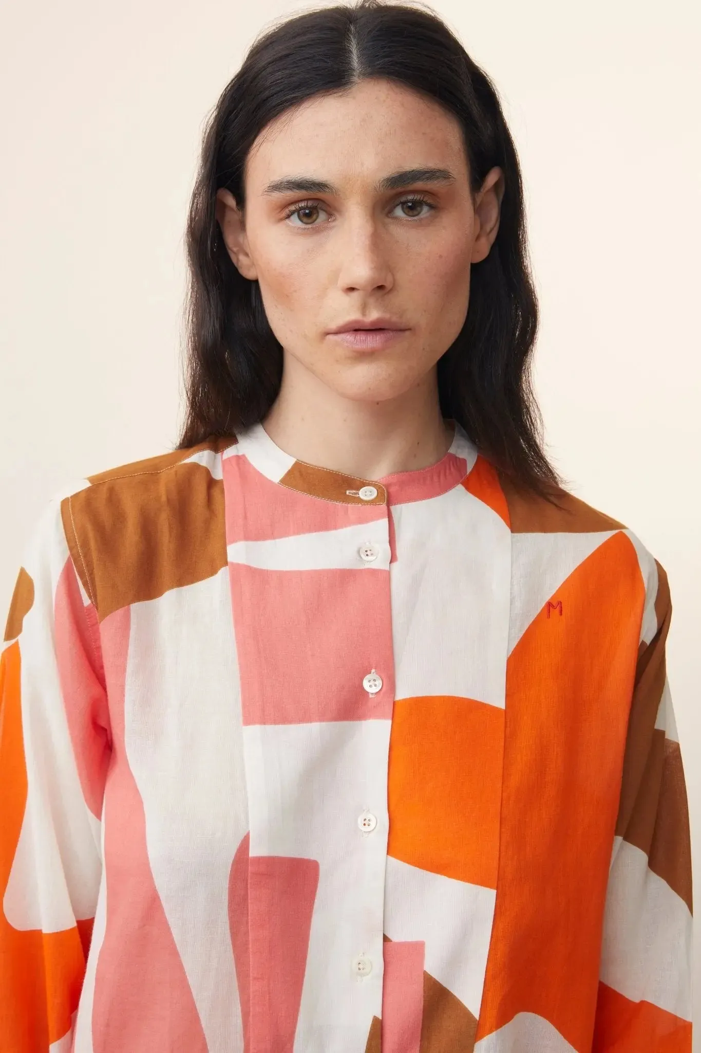 Robe Martine N°784 Tourterelle Pop Pink sold by Moismont product image thumbnail 2