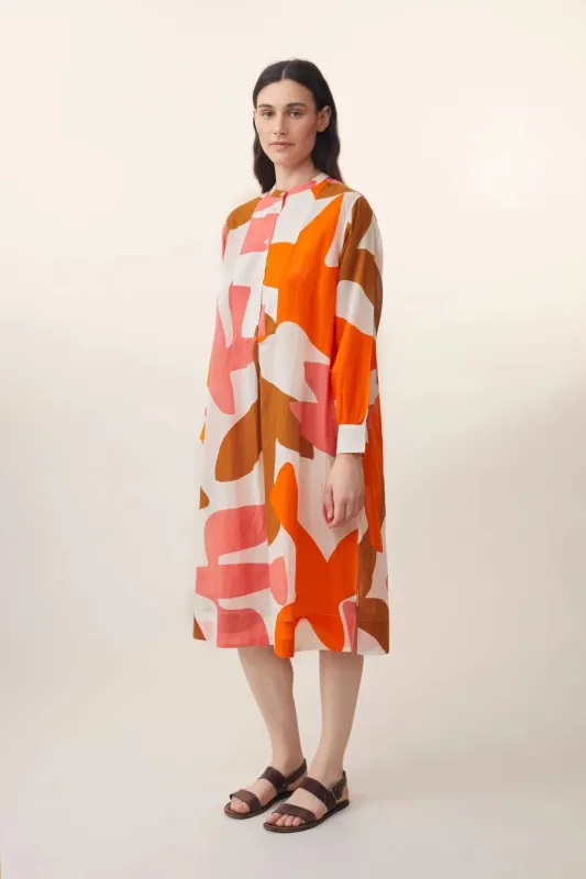 Robe Martine N°784 Tourterelle Pop Pink sold by Moismont