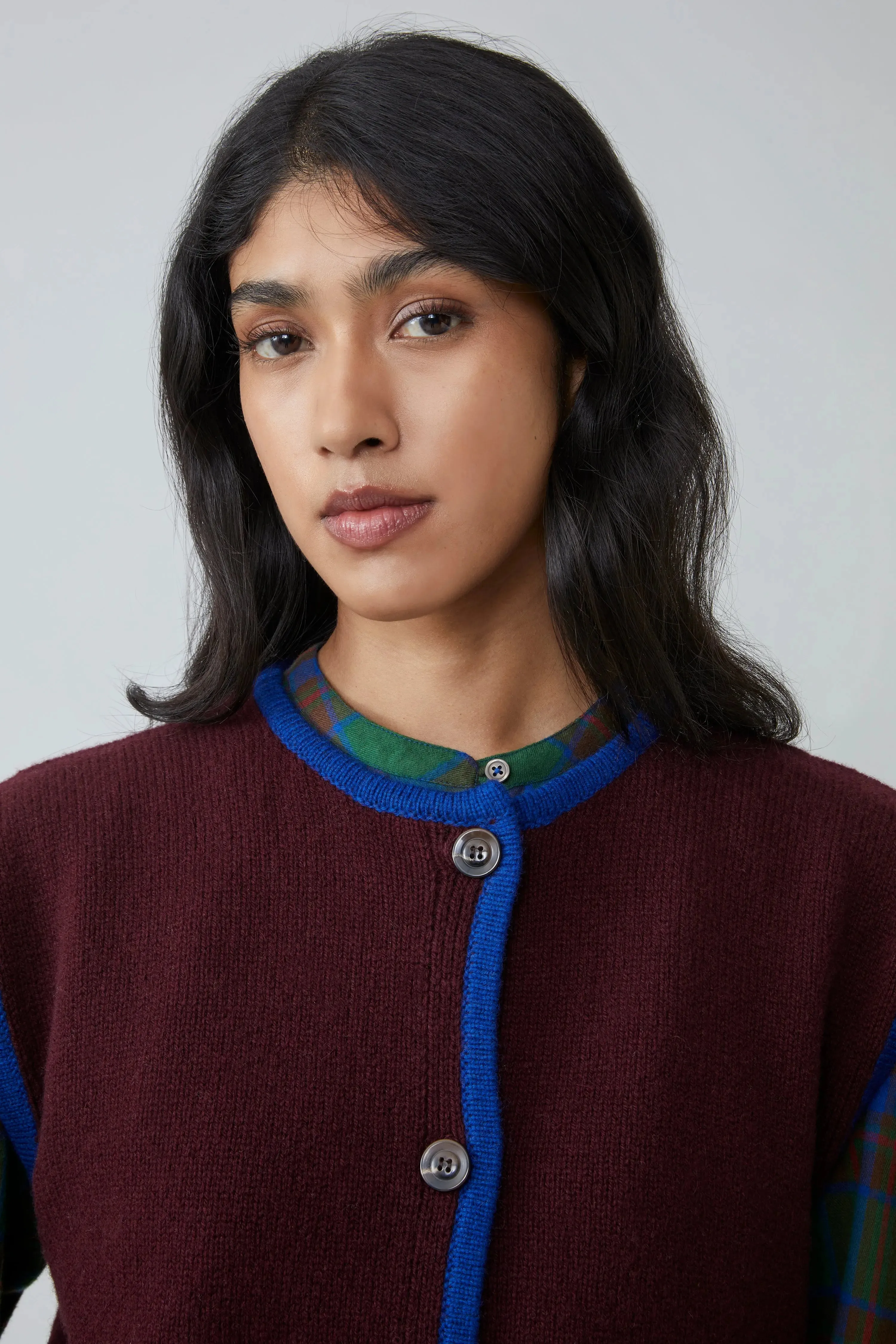Cardigan Nora N°212 Fig sold by Moismont product image thumbnail 2