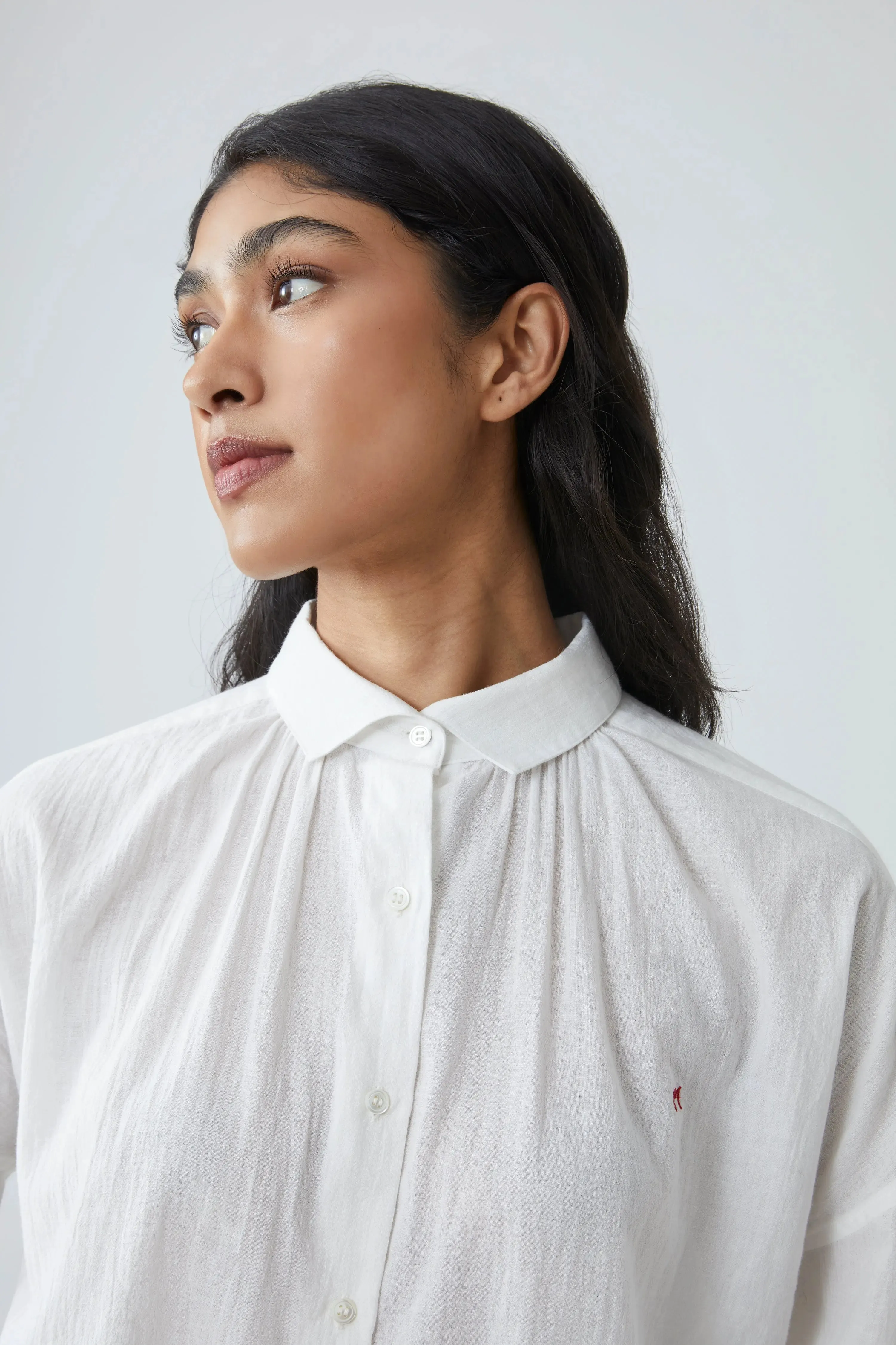 Blouse Kate N°810 Crimp Natural sold by Moismont product image thumbnail 3