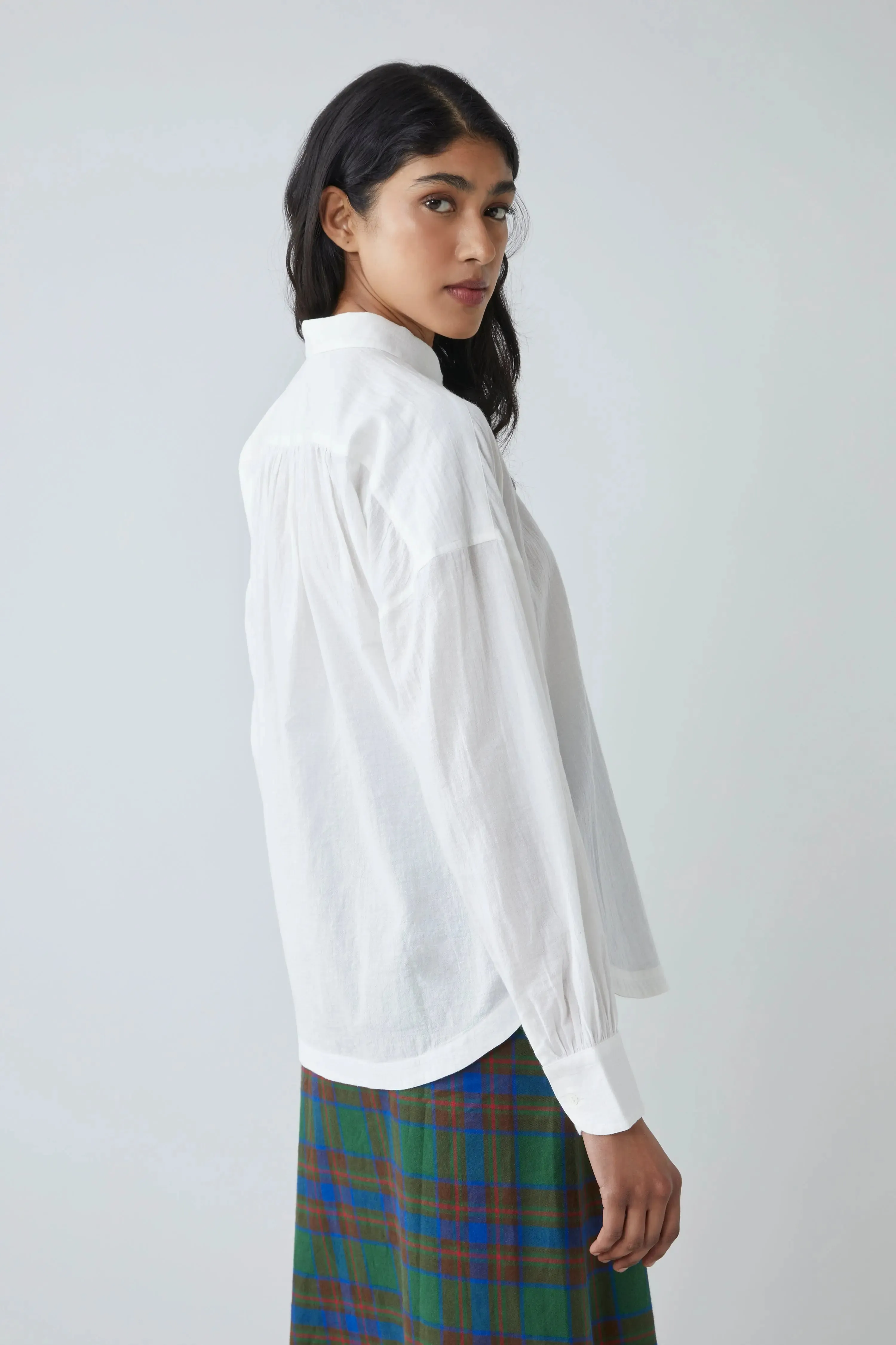 Blouse Kate N°810 Crimp Natural sold by Moismont product image thumbnail 4