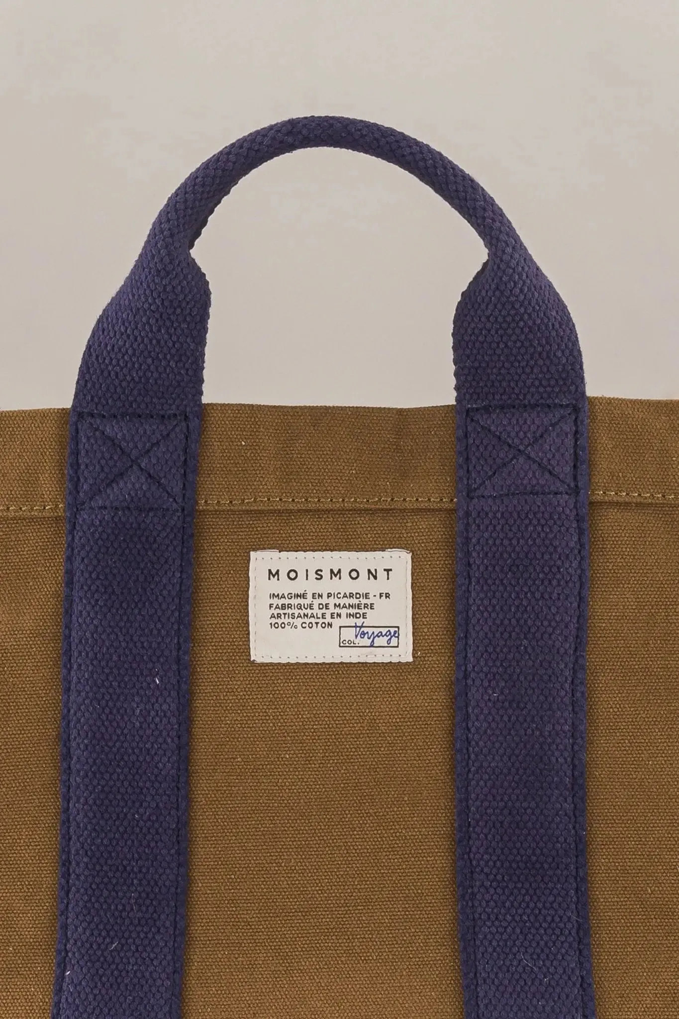 Mini Cabas N°45 Canva Khaki sold by Moismont product image thumbnail 2