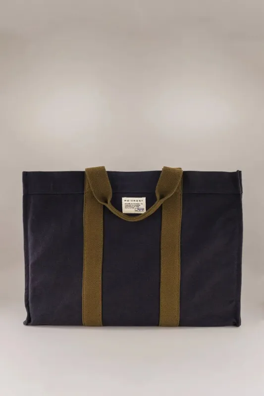 Cabas N°46 Canva Navy Blue sold by Moismont