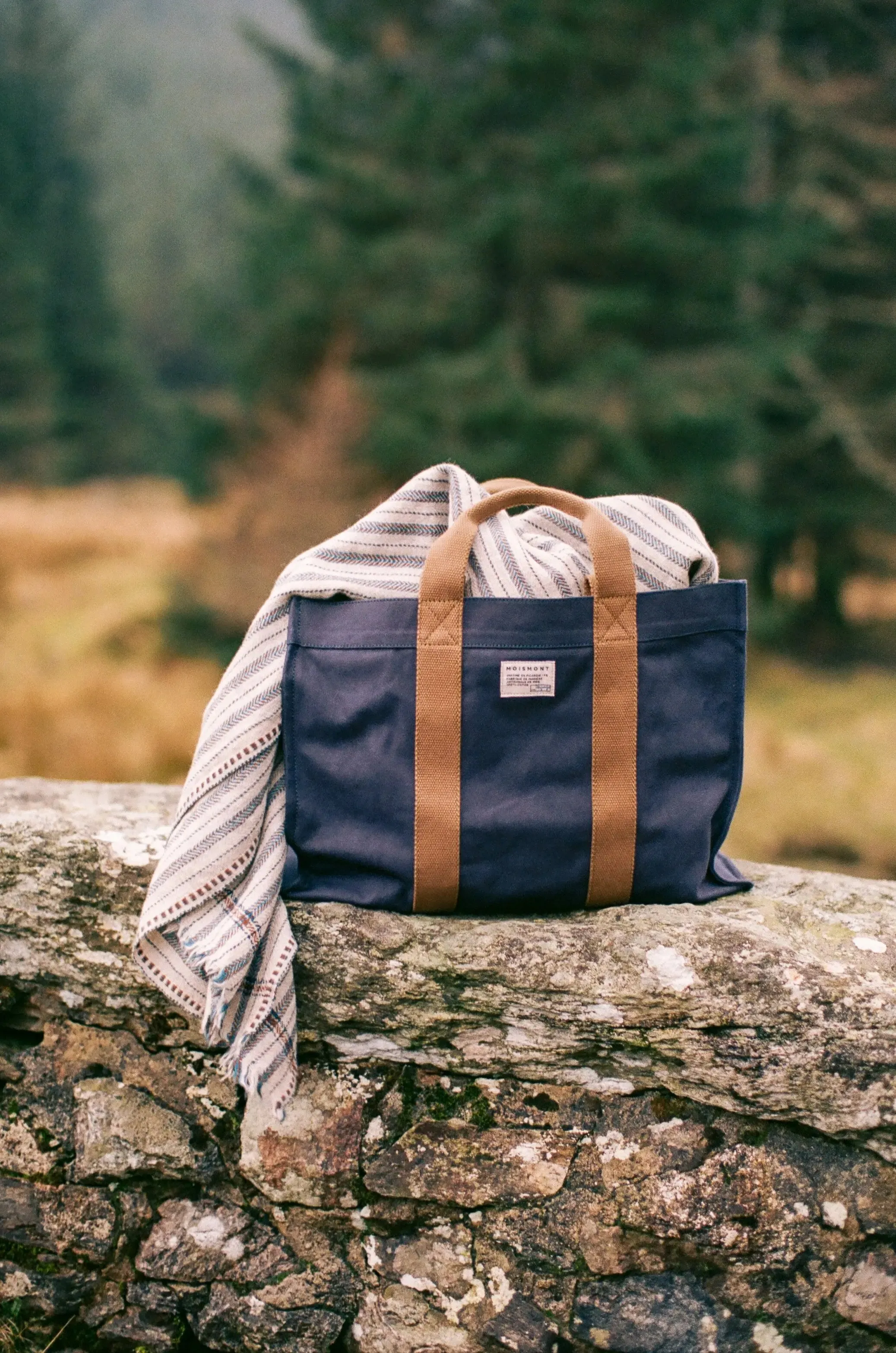 Cabas N°46 Canva Navy Blue sold by Moismont product image thumbnail 4