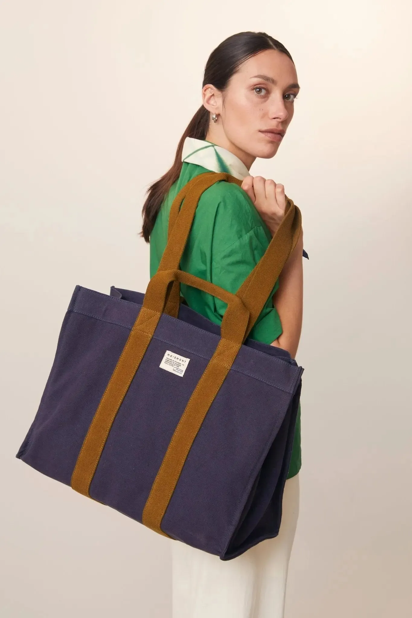 Cabas N°46 Canva Navy Blue sold by Moismont product image thumbnail 5