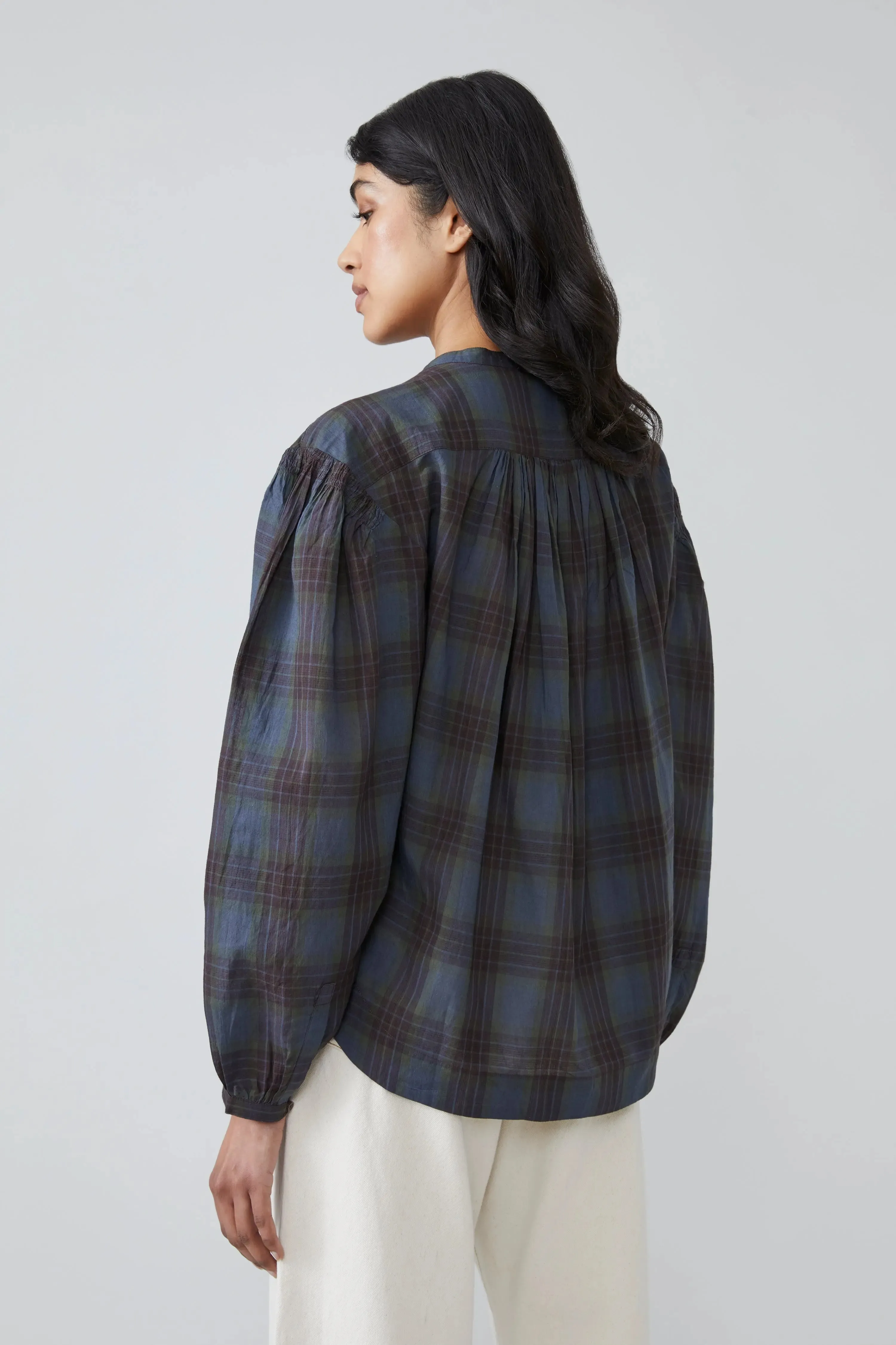 Blouse Emma N°809 Le Parfait Slate Grey sold by Moismont product image thumbnail 3