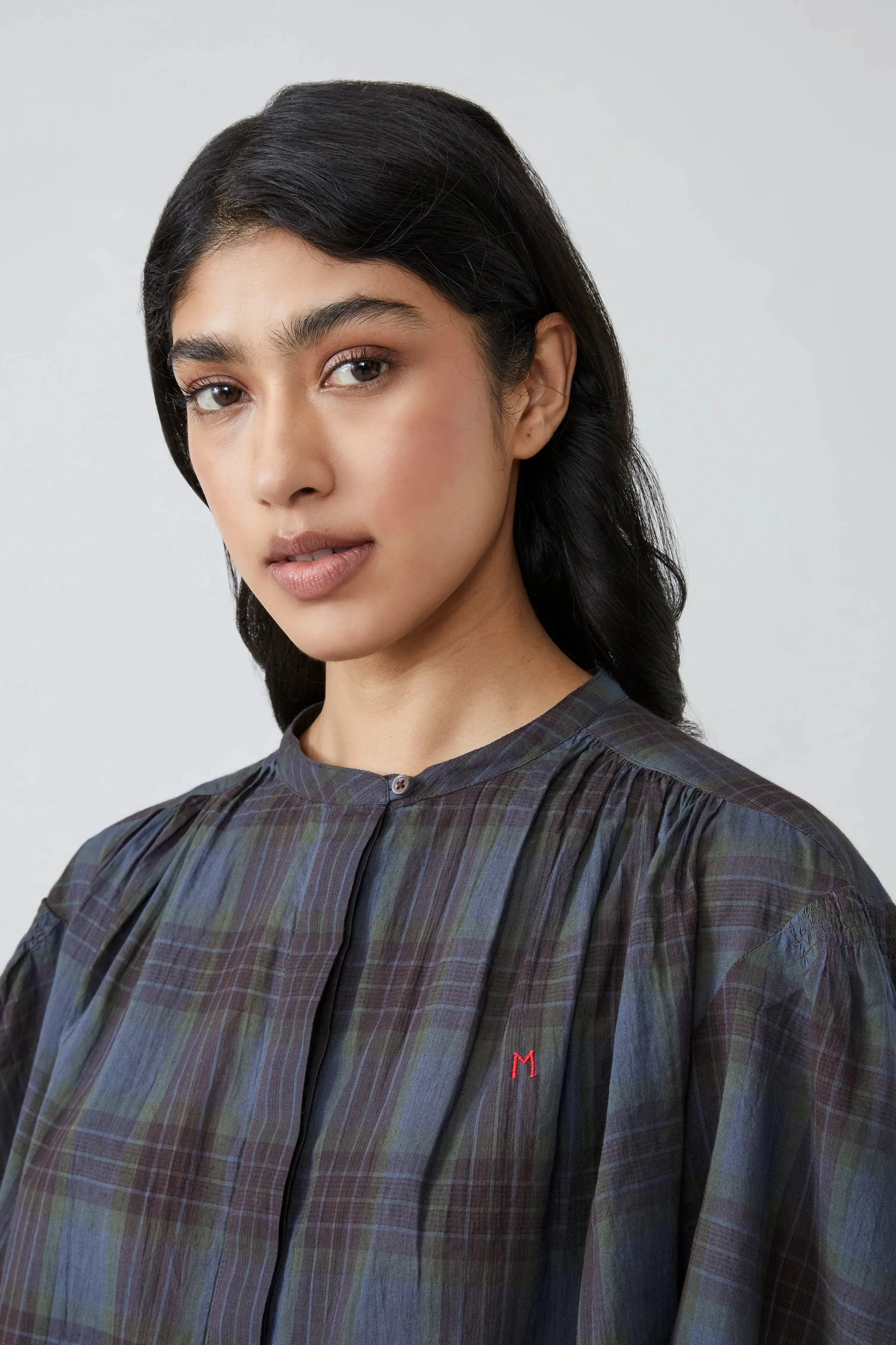 Blouse Emma N°809 Le Parfait Slate Grey sold by Moismont product image thumbnail 2