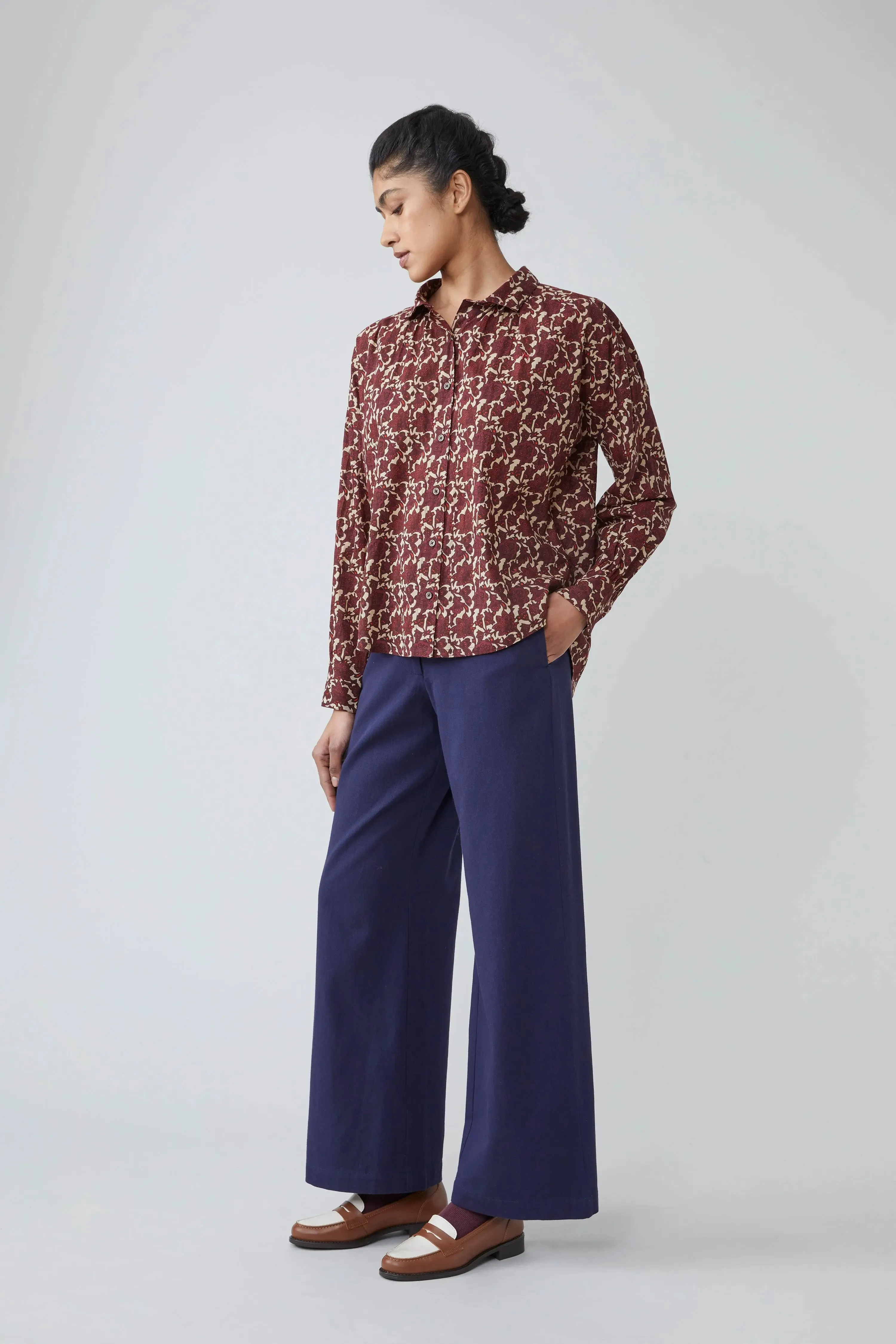 Blouse Kate N°810 India Poppy sold by Moismont product image thumbnail 3