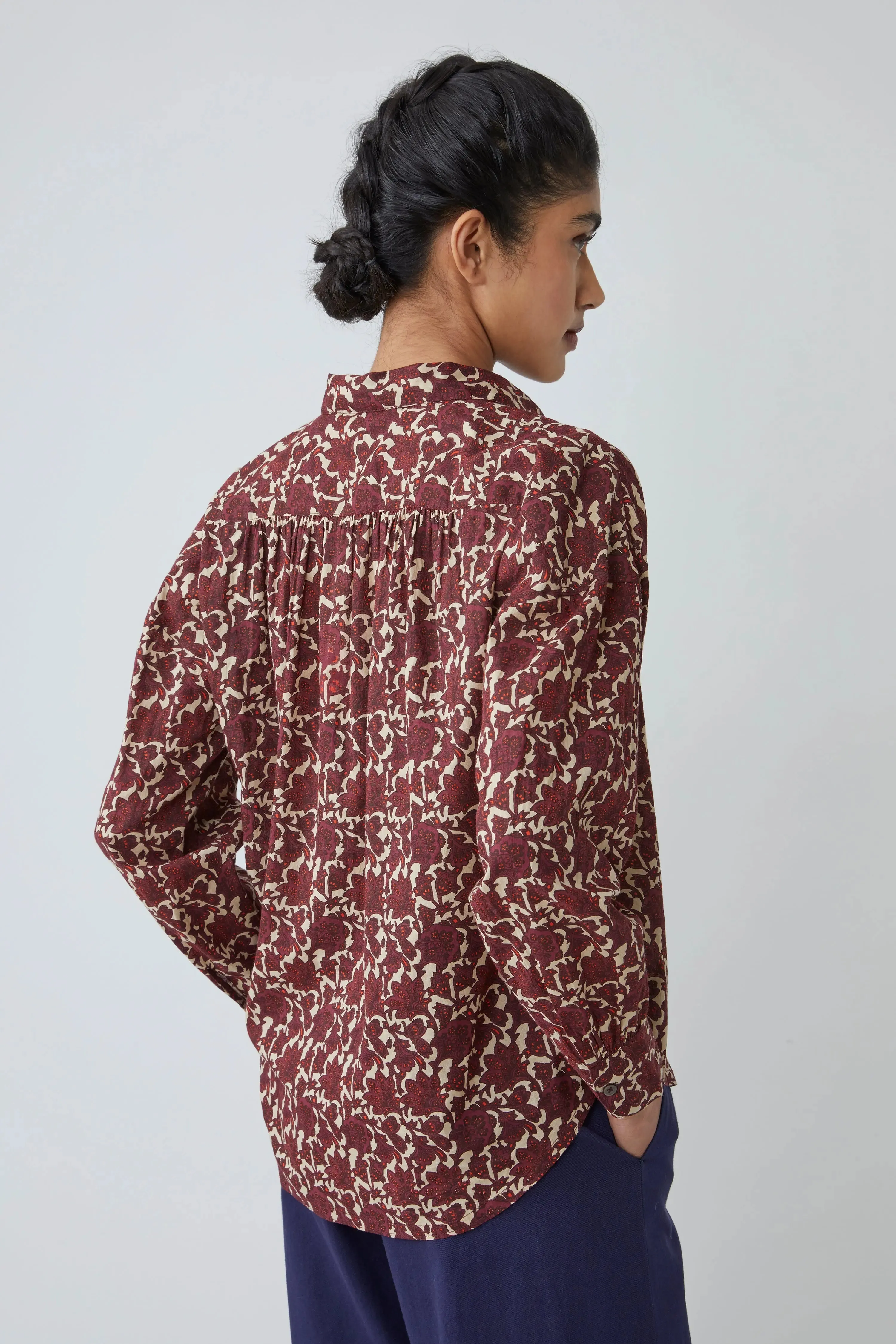 Blouse Kate N°810 India Poppy sold by Moismont product image thumbnail 4