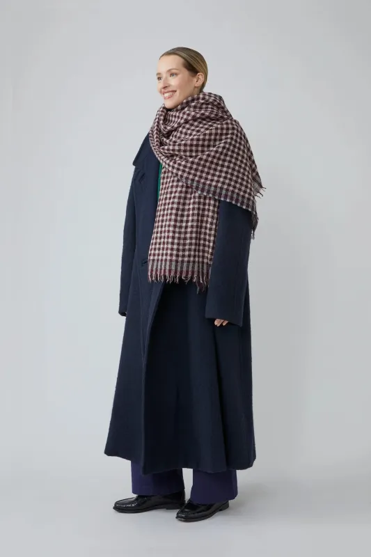 Echarpe Vichy N°693 Fig made by Moismont