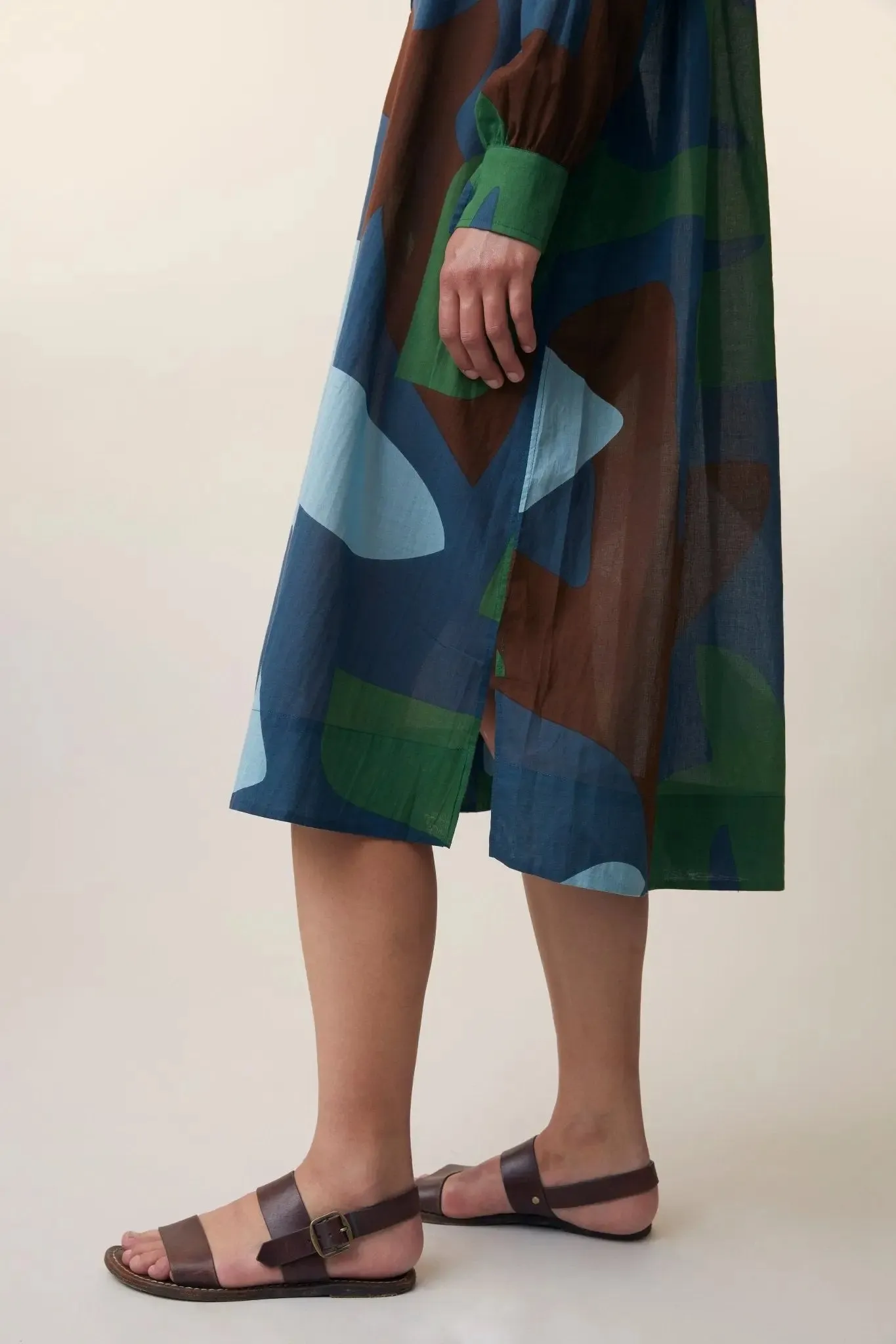 Robe Martine N°784 Tourterelle Navy Blue sold by Moismont product image thumbnail 4