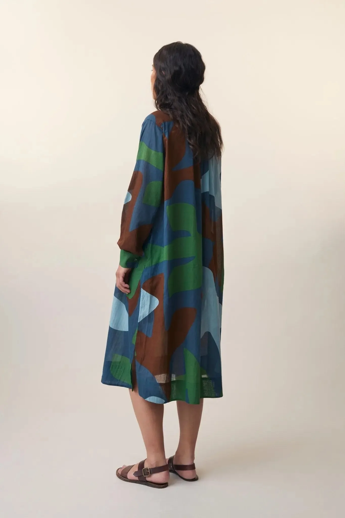 Robe Martine N°784 Tourterelle Navy Blue sold by Moismont product image thumbnail 5