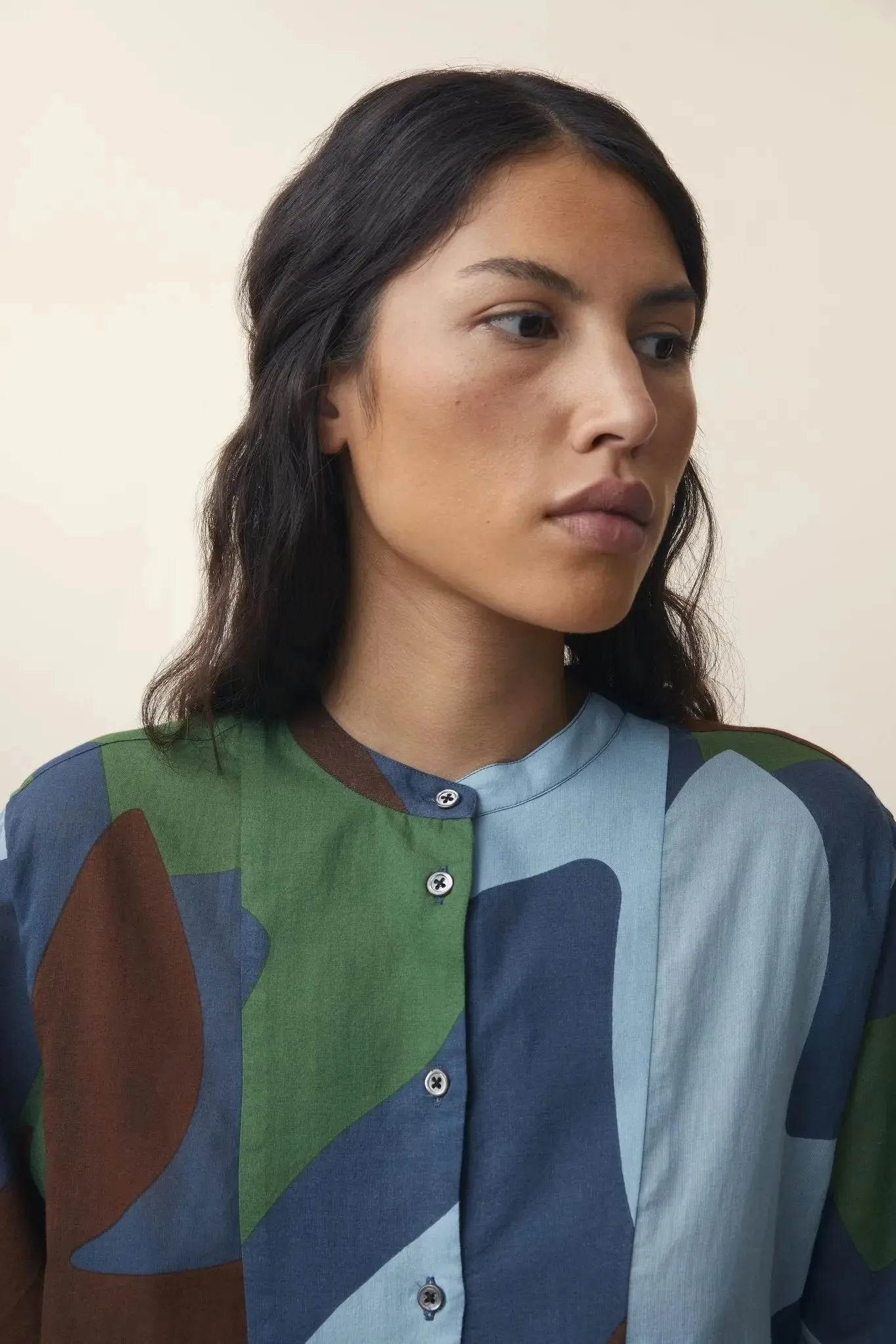 Robe Martine N°784 Tourterelle Navy Blue sold by Moismont product image thumbnail 3