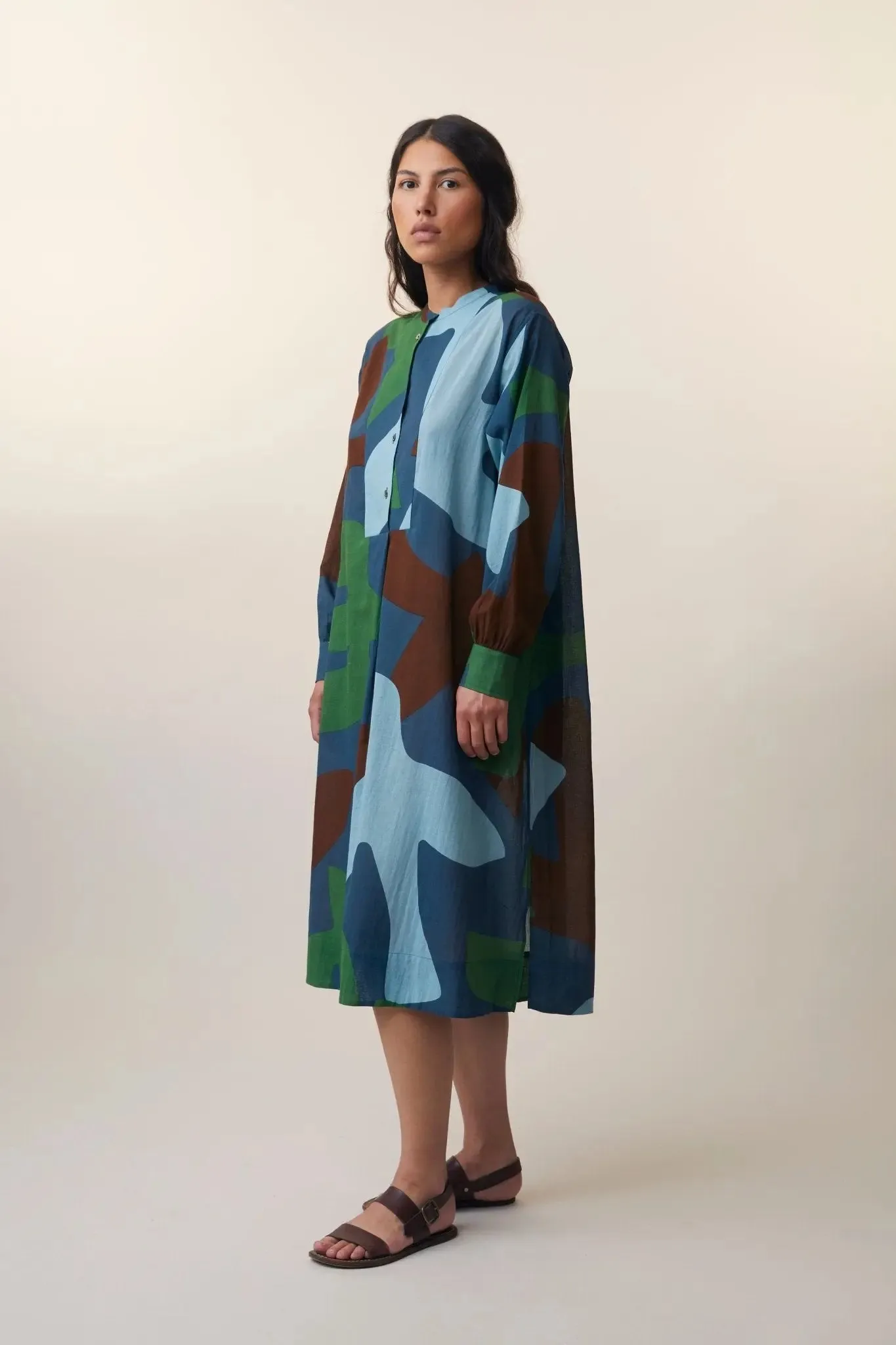 Robe Martine N°784 Tourterelle Navy Blue sold by Moismont