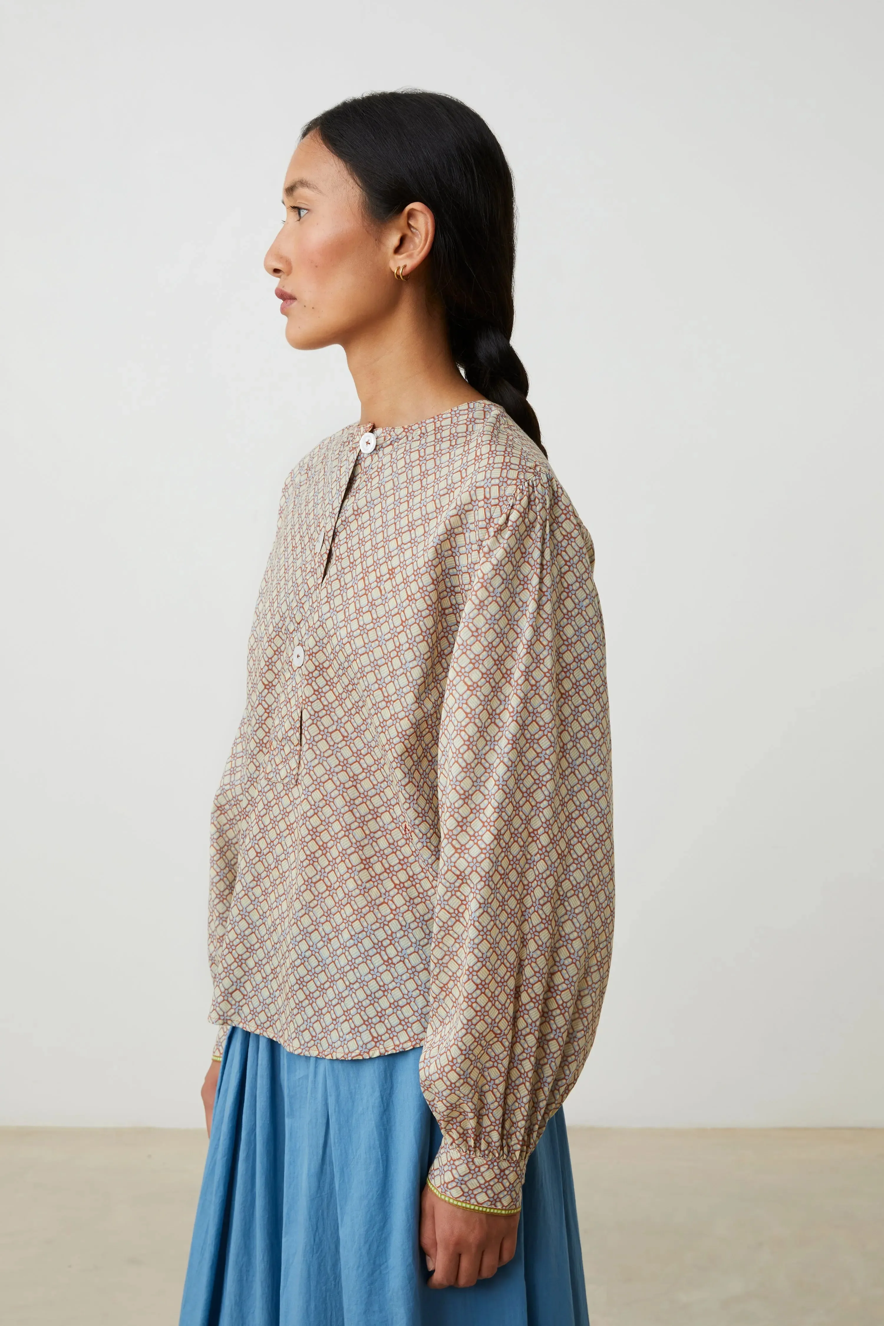 Blouse Mani N°830 Colette Agate sold by Moismont product image thumbnail 3