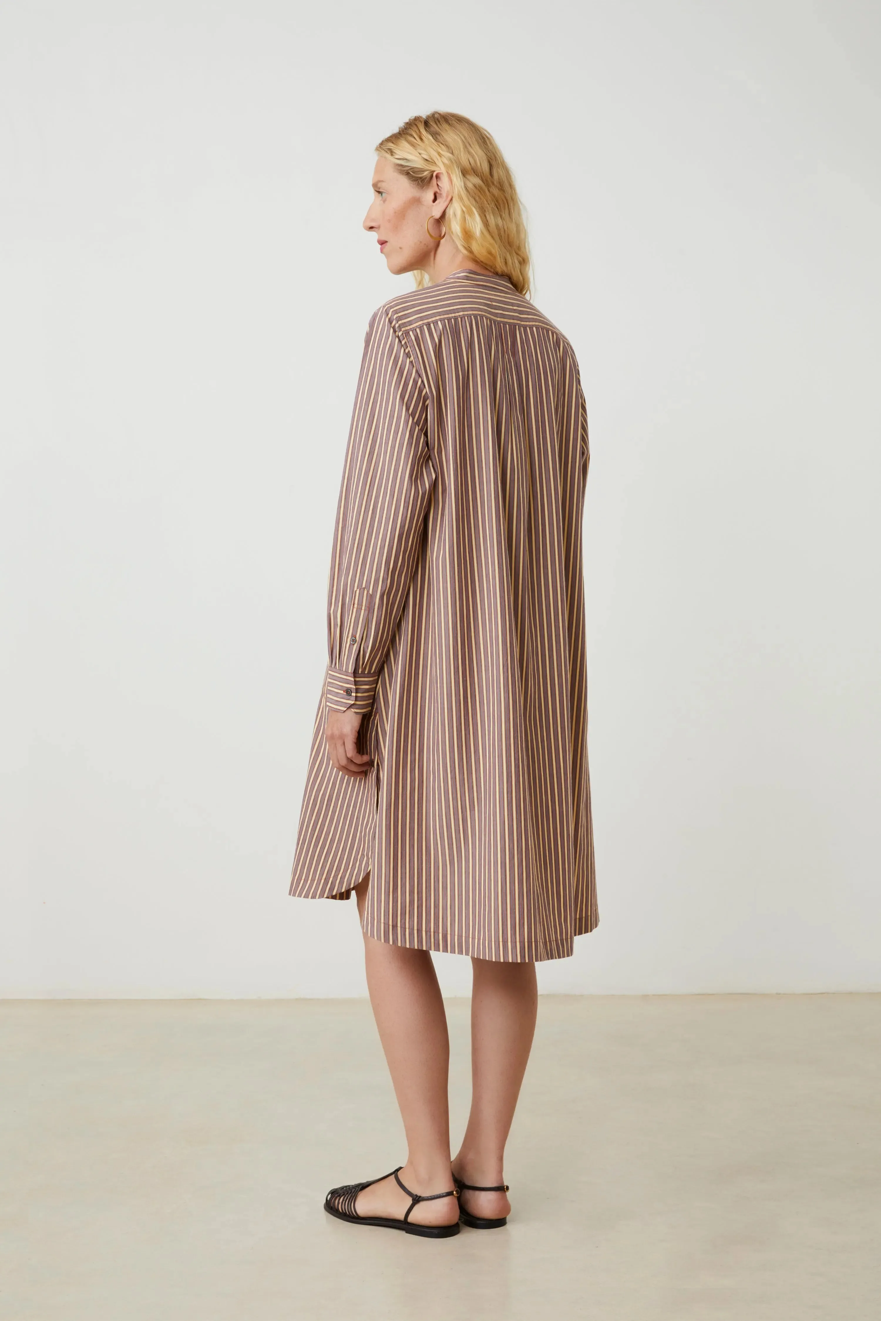 Robe Martine N°784 Pop Stripes Garnet sold by Moismont product image thumbnail 4