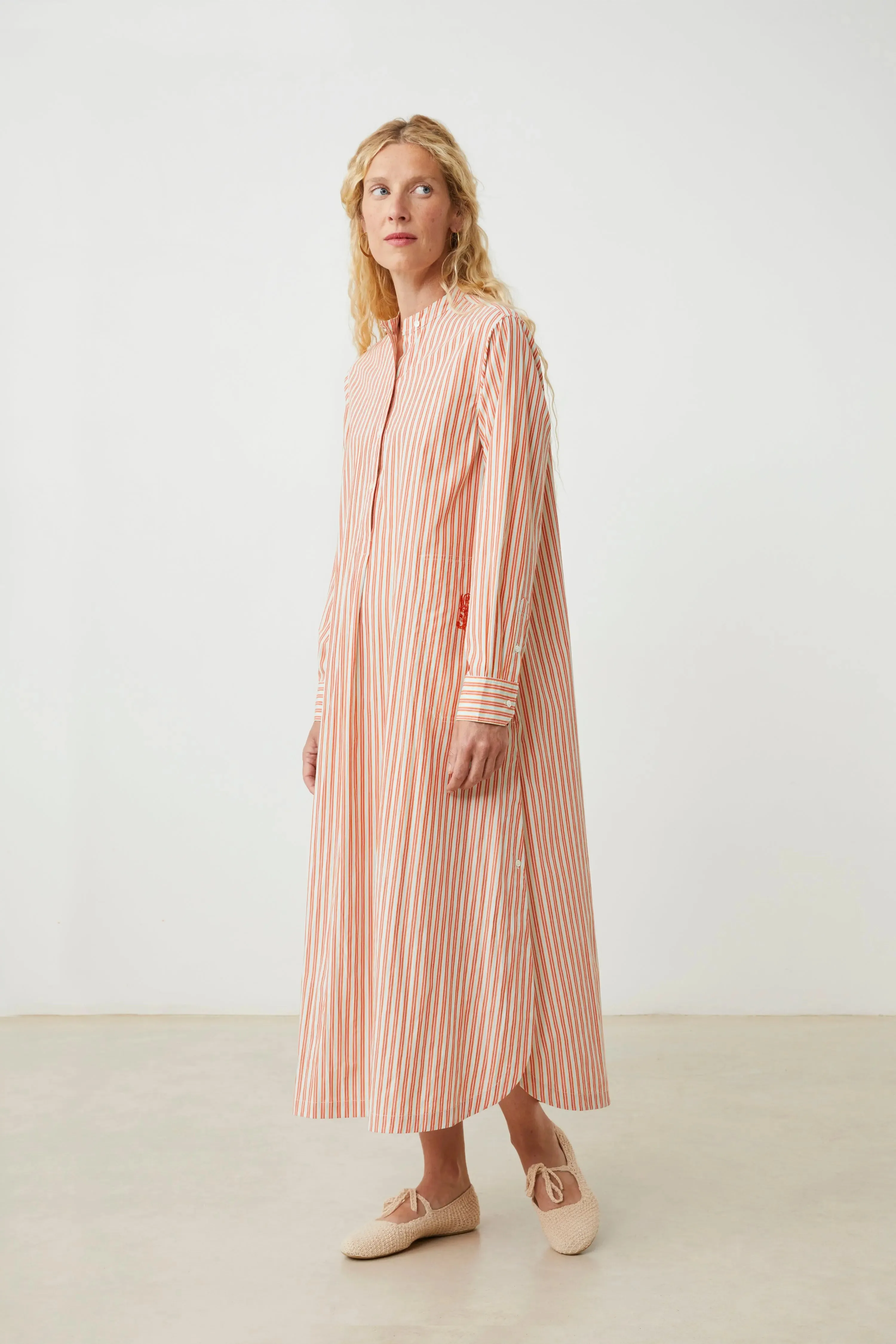 Robe Chloe N°785 Pop Stripes Spritz sold by Moismont product image thumbnail 2