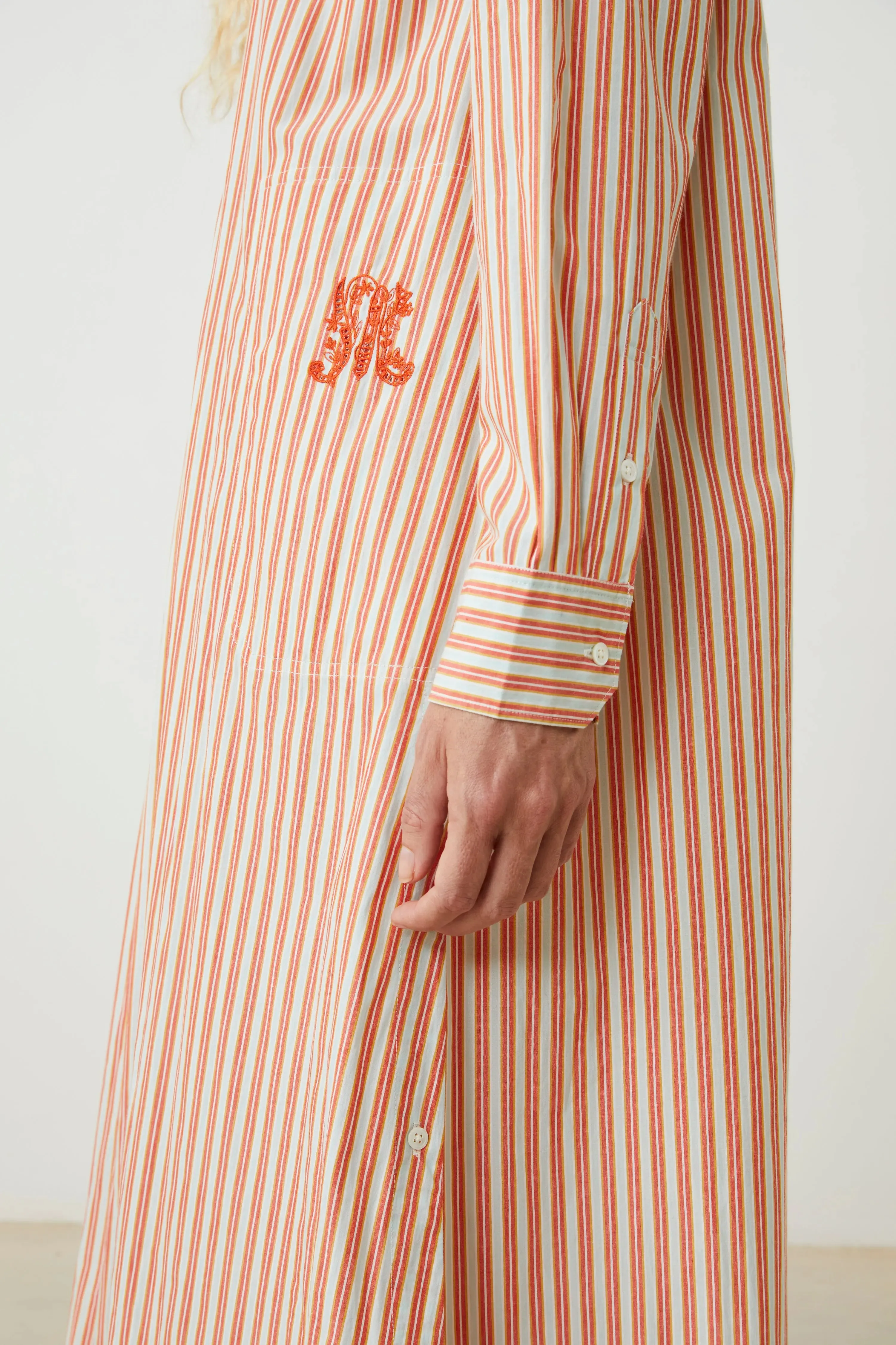 Robe Chloe N°785 Pop Stripes Spritz sold by Moismont product image thumbnail 4