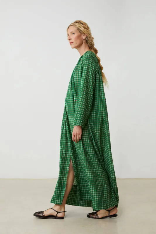 Robe Victoria N°781 Messager Checks Palm made by Moismont