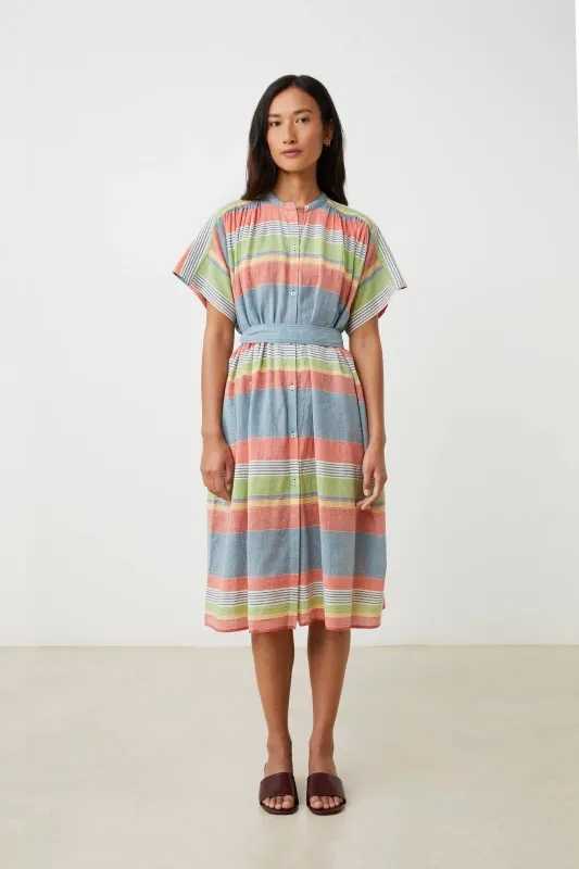 Robe Maxima N°782 Sand Stripes Multico made by Moismont