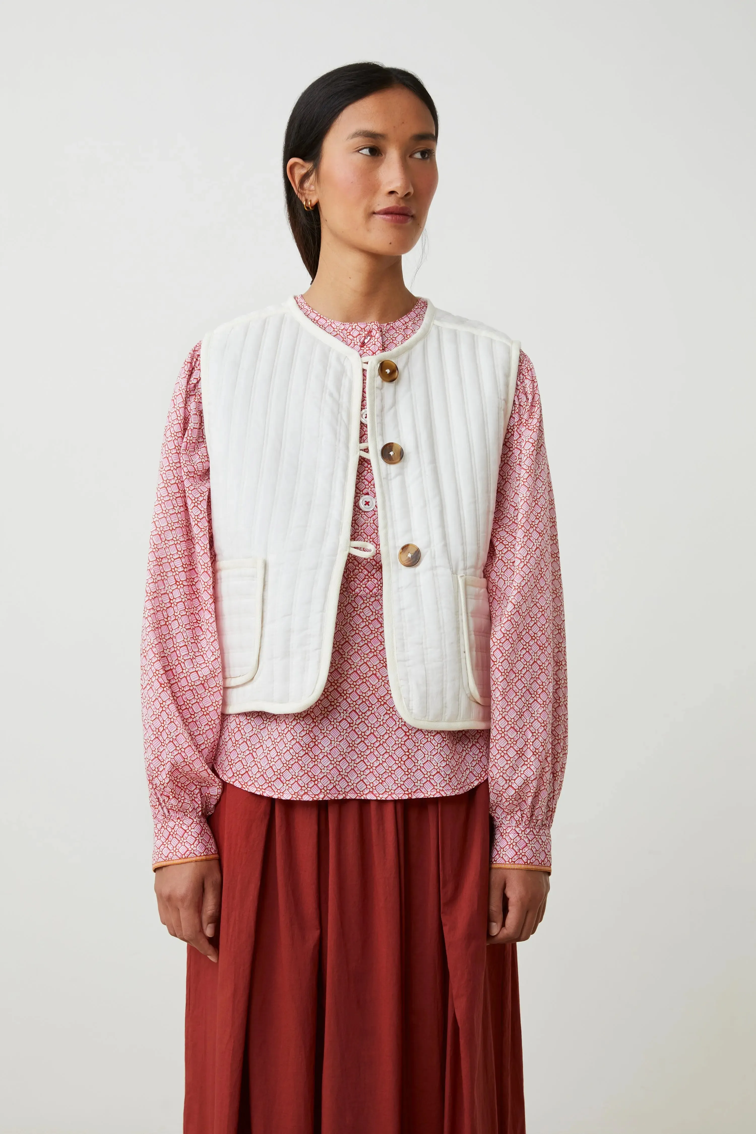Gilet Annie N°828 Colette Tulip sold by Moismont product image thumbnail 5