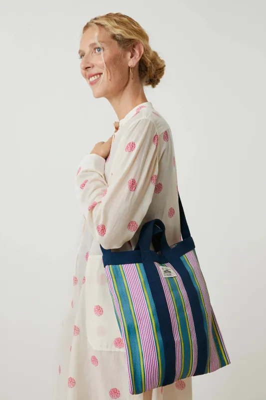 Tote bag N°58 Pisa Indigo made by Moismont