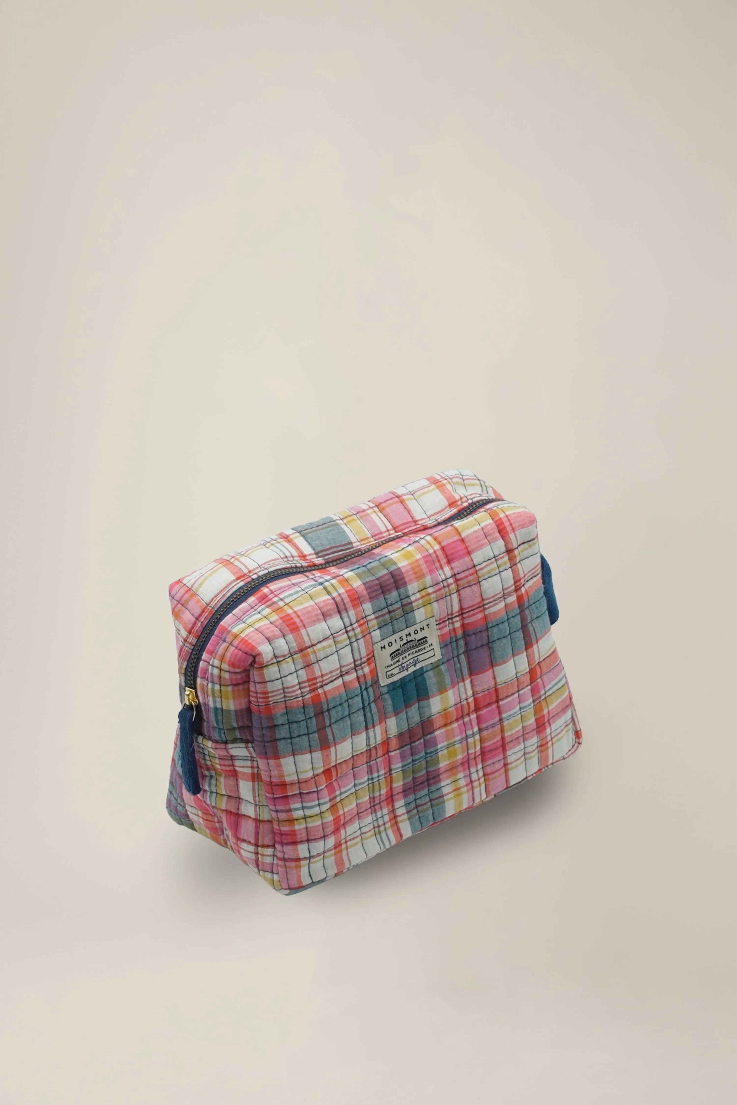 Grande pochette N°43 Secret Checks Pop Pink sold by Moismont product image thumbnail 2