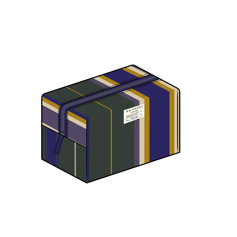 Trousse de maquillage N°37 Seven Khaki made by Moismont