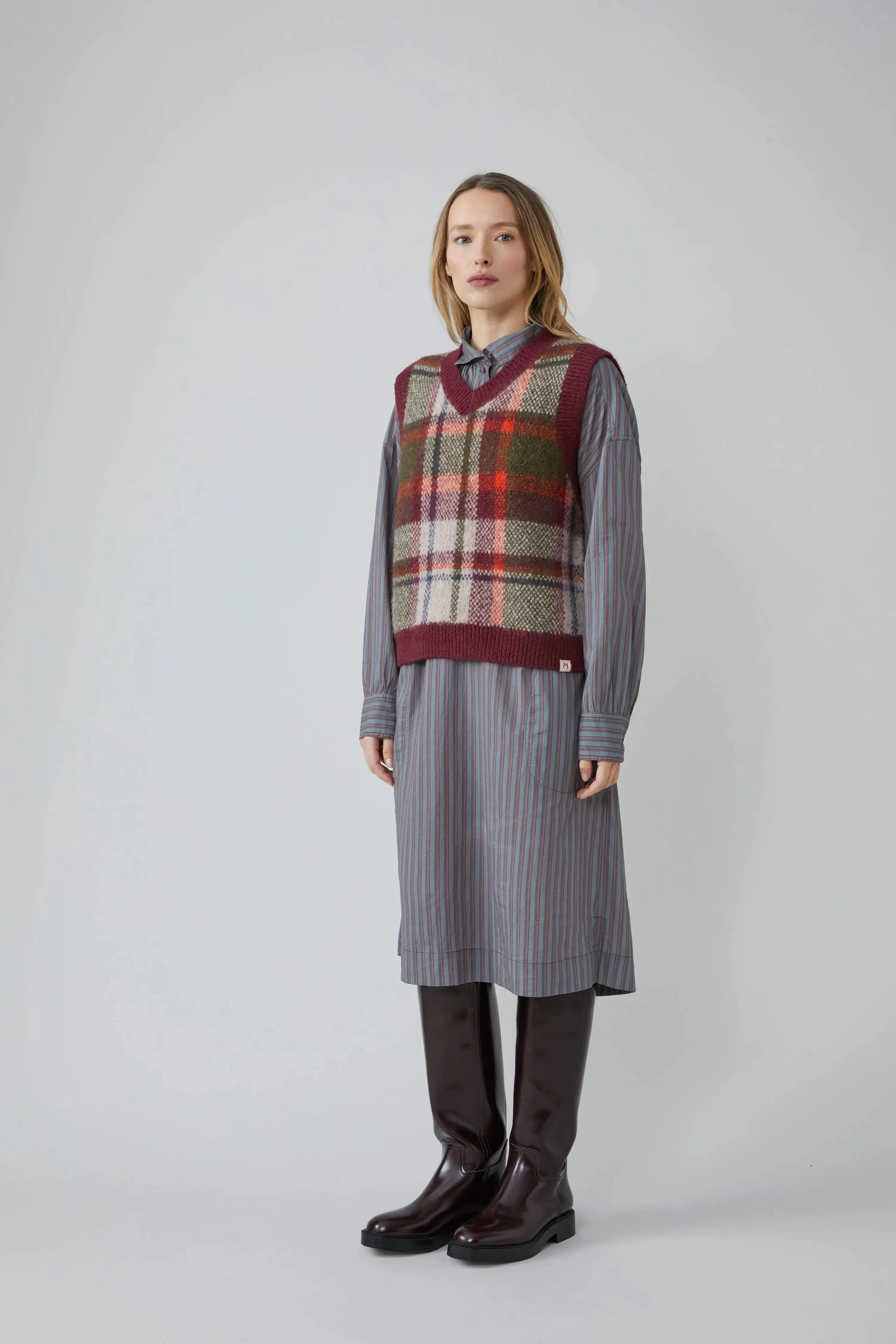 Pull Kyle N°215 Tartan Paper sold by Moismont product image thumbnail 3