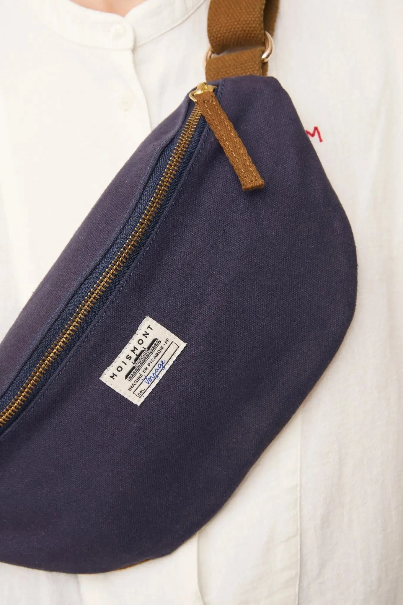 Sac Banane N°44 Canva Navy Blue sold by Moismont product image thumbnail 3