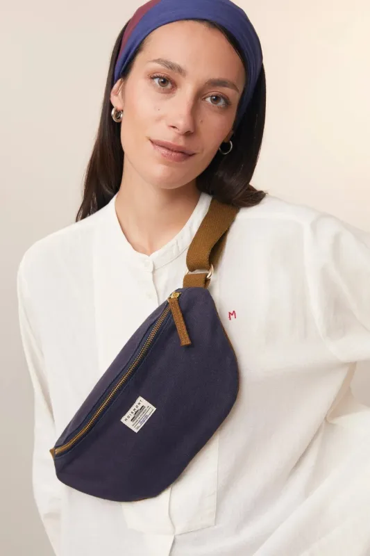 Sac Banane N°44 Canva Navy Blue made by Moismont