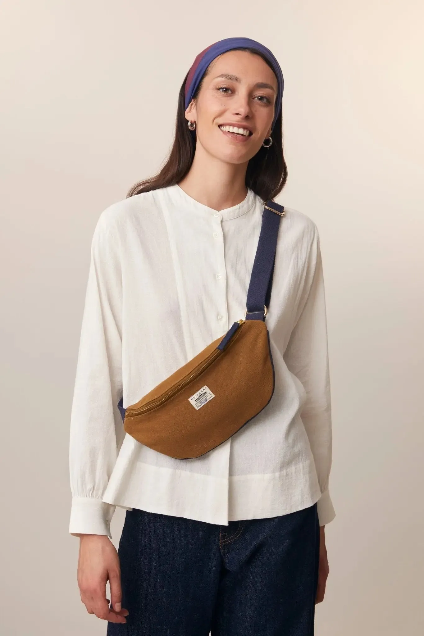 Sac Banane N°44 Canva Khaki sold by Moismont