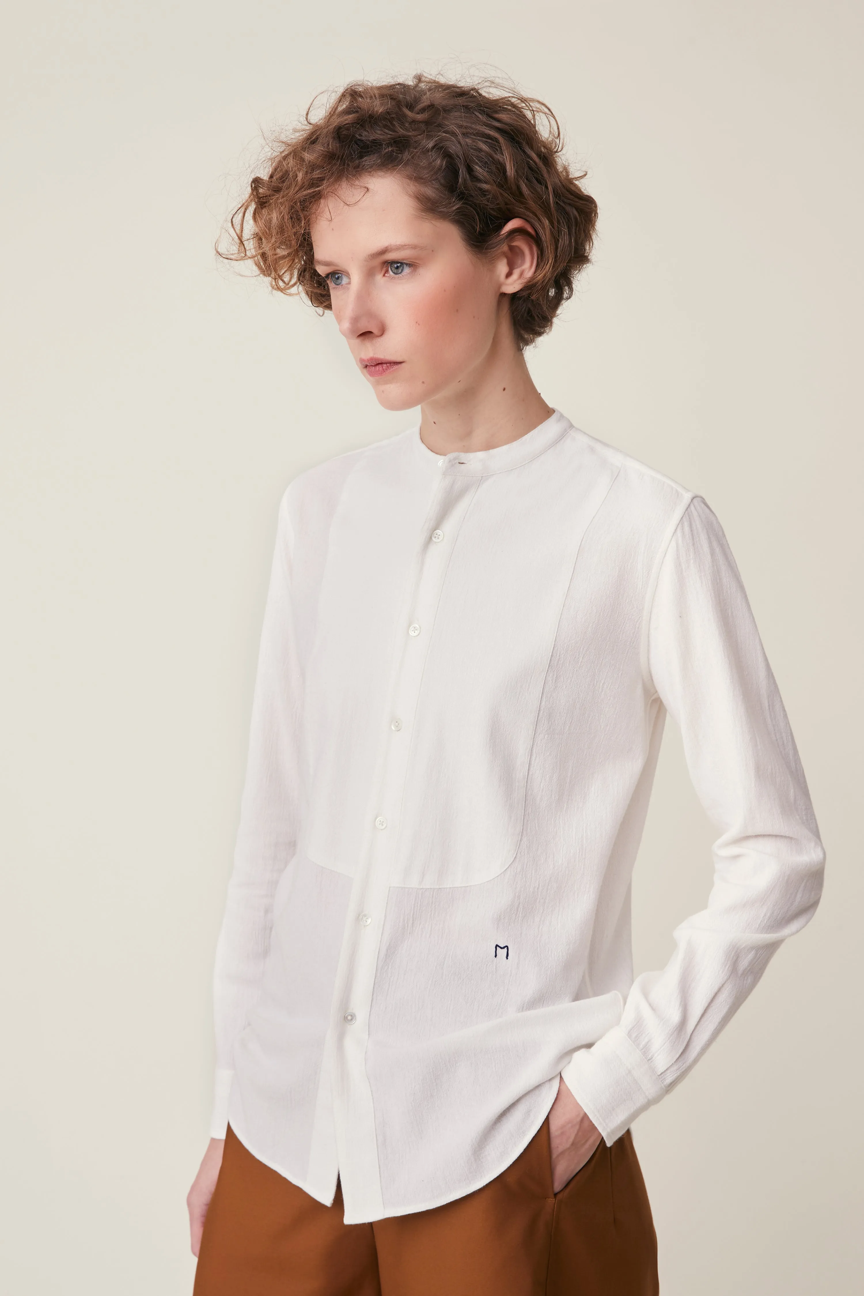 Chemise Arsene N°862 Crimp Letter sold by Moismont