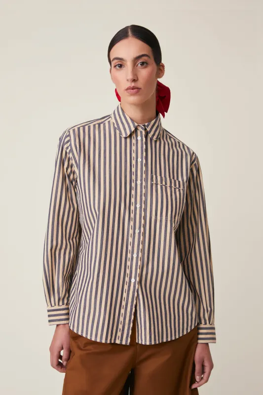 Chemise Henriette N°861 Gypsy Magic Blue made by Moismont