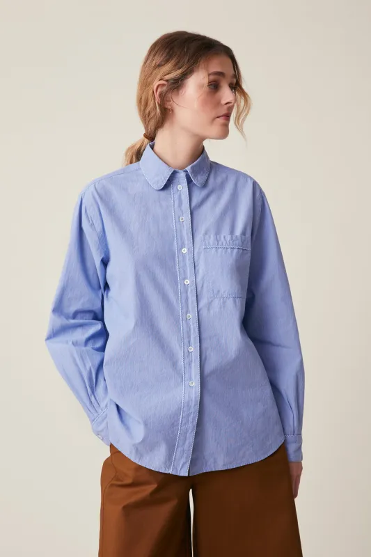 Chemise Henriette N°861 Zephyr Twilight made by Moismont