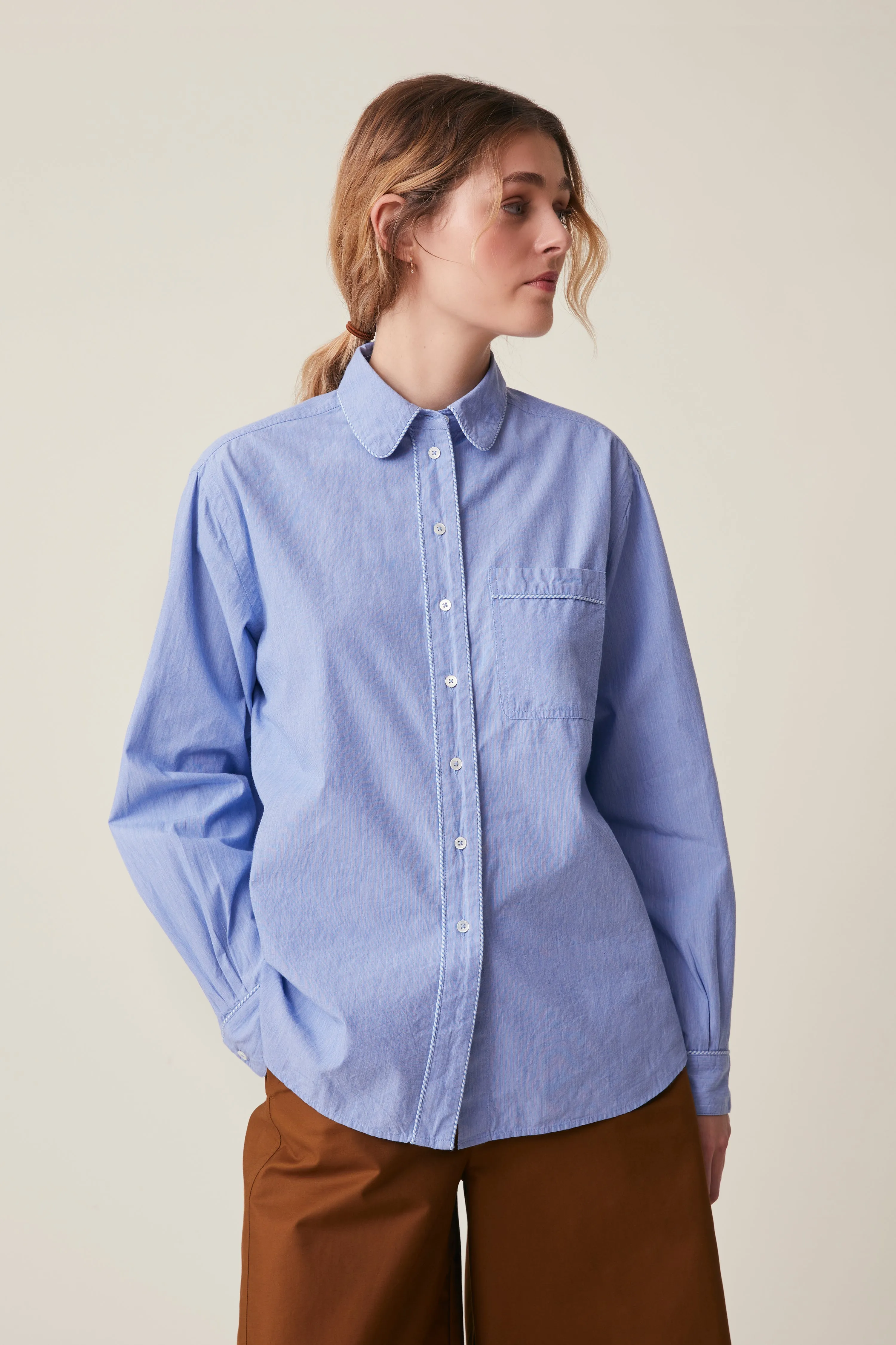 Chemise Henriette N°861 Zephyr Twilight sold by Moismont