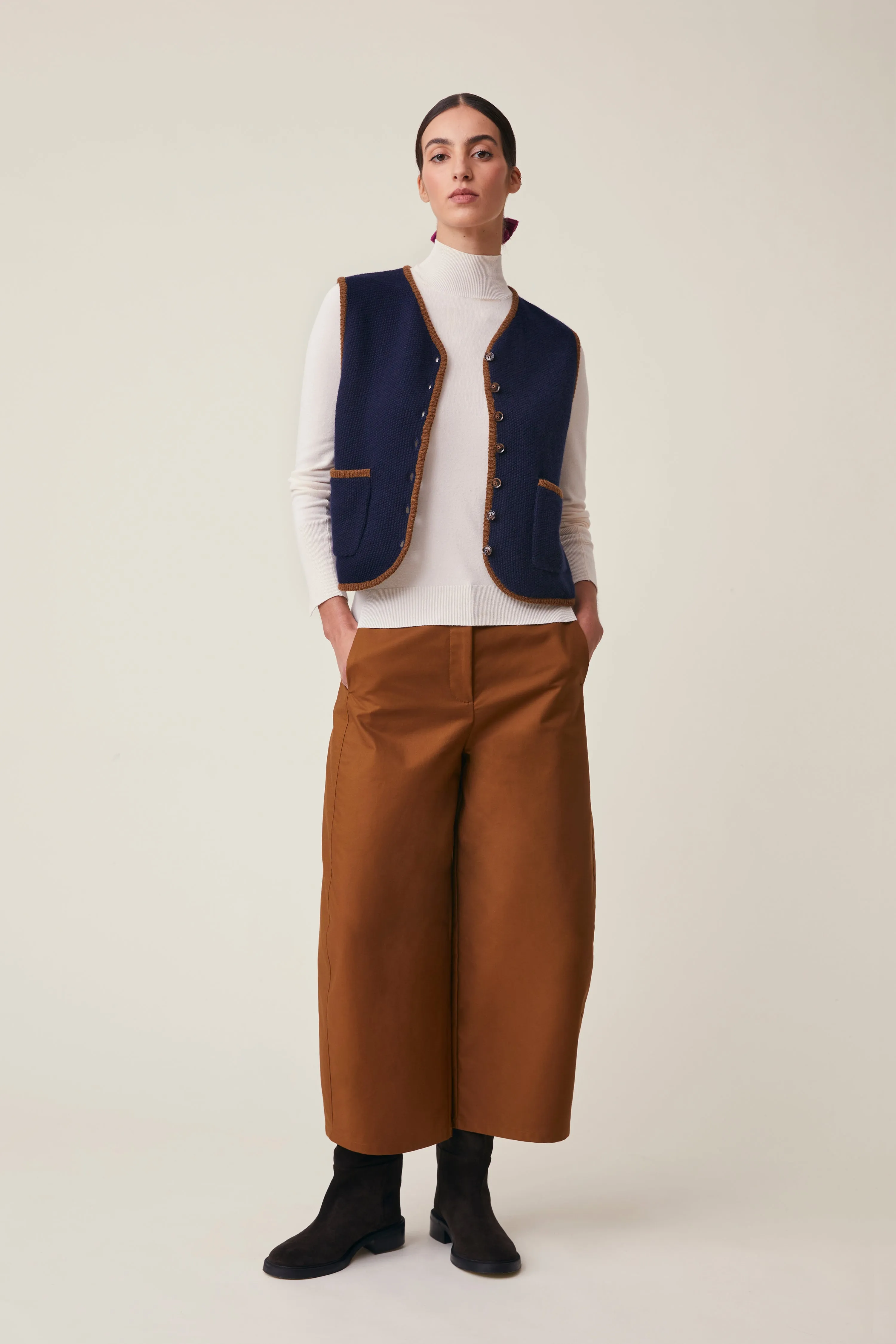 Gilet Angele N°232 Magic Blue sold by Moismont product image thumbnail 4