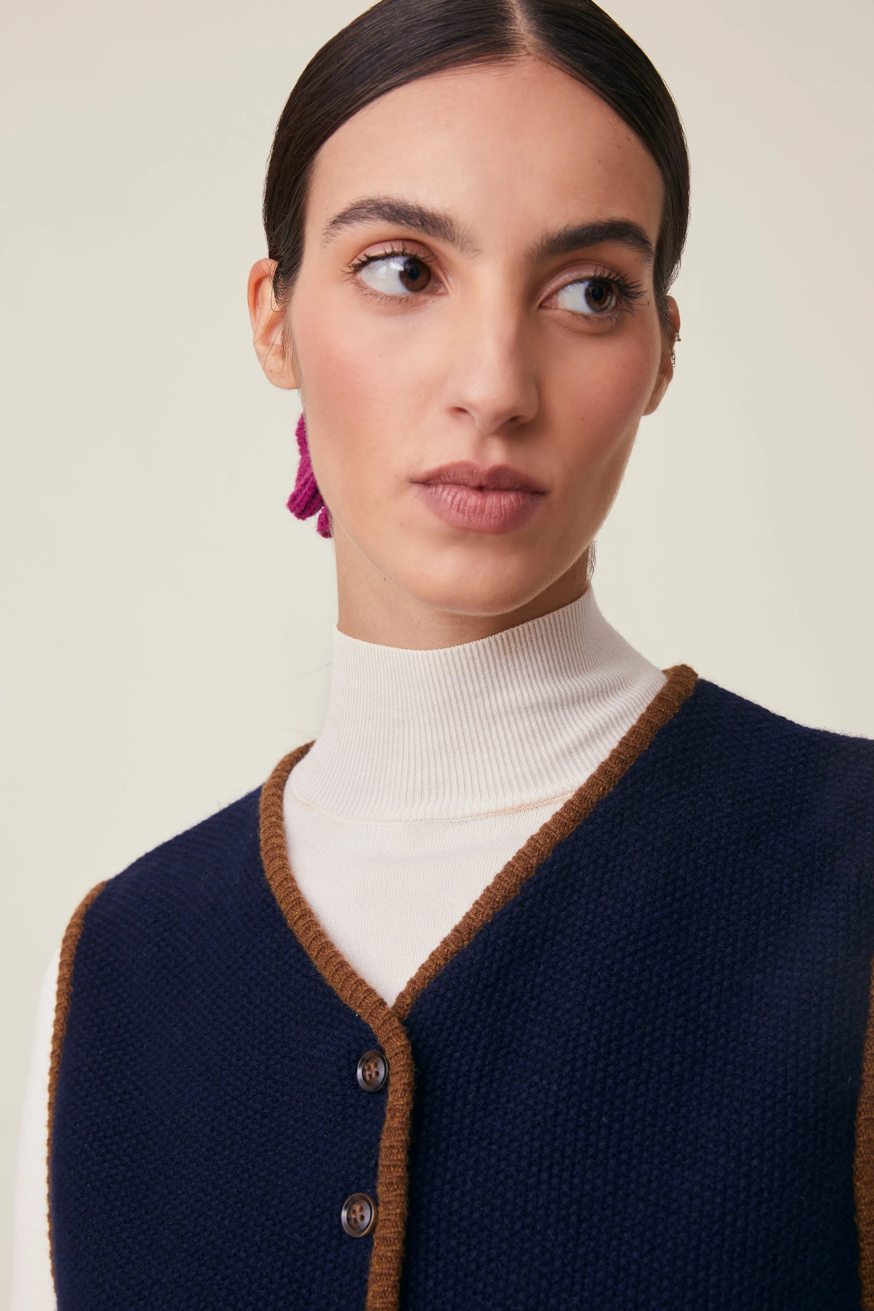Gilet Angele N°232 Magic Blue sold by Moismont product image thumbnail 3