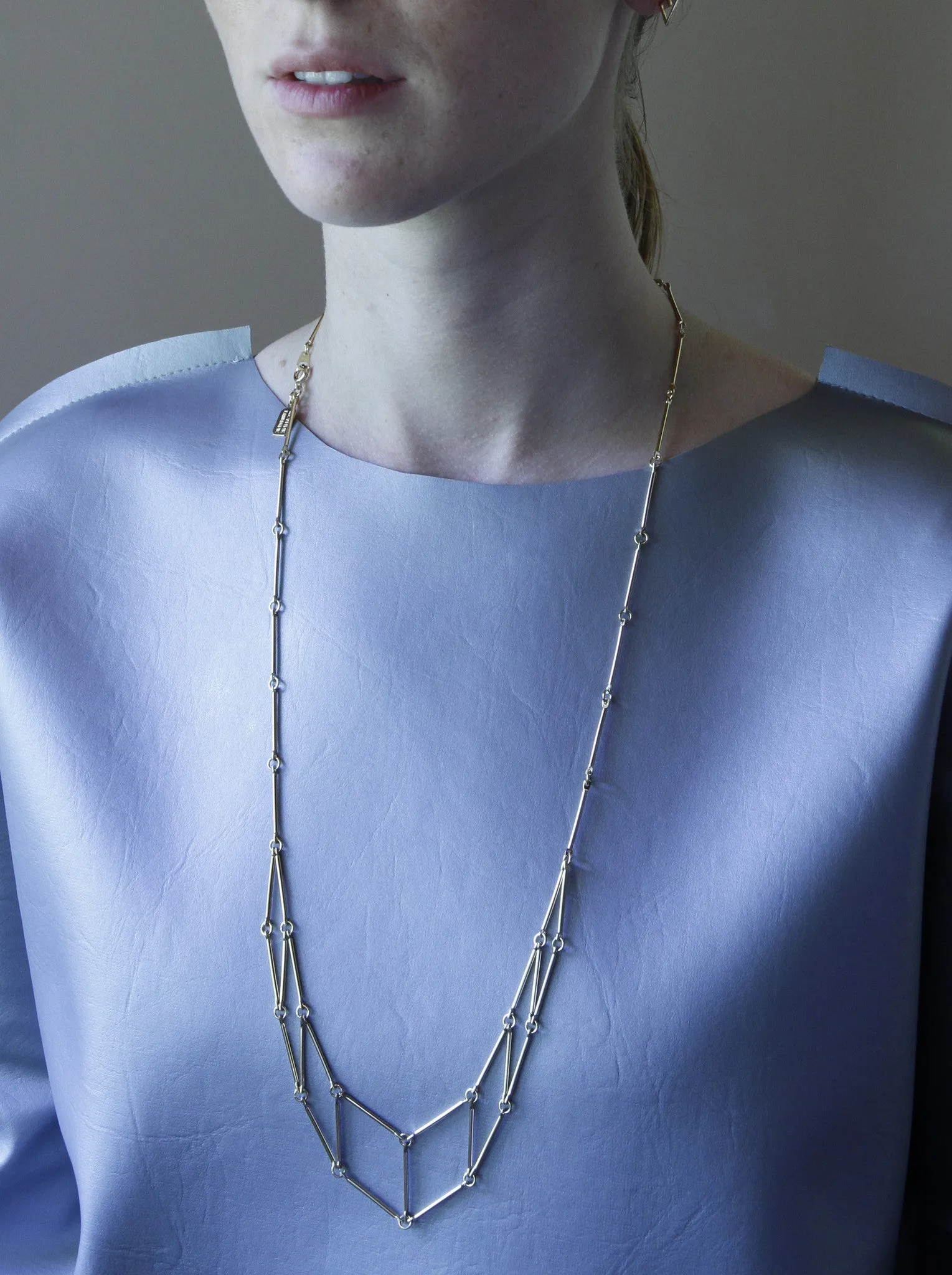 8-Square Necklace sold by PAR ICI product image thumbnail 4