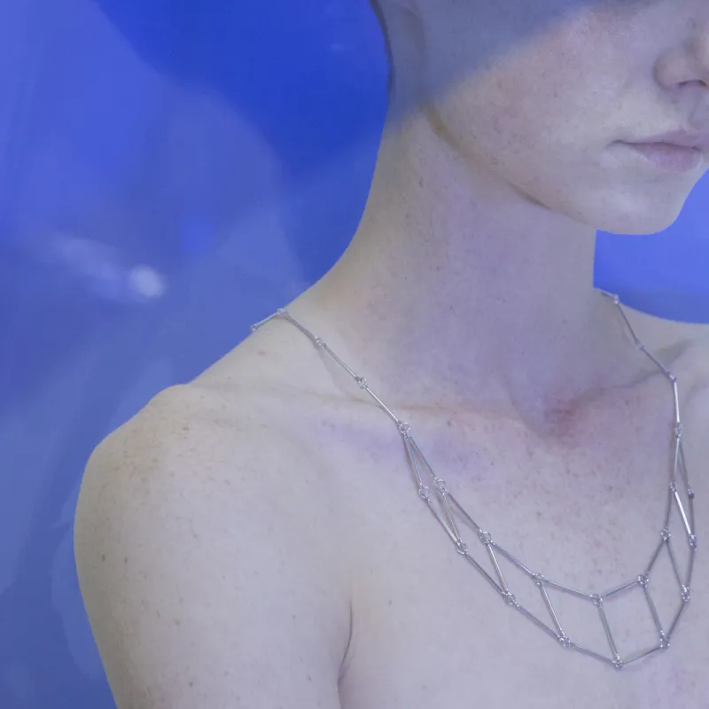 8-Square Necklace sold by PAR ICI