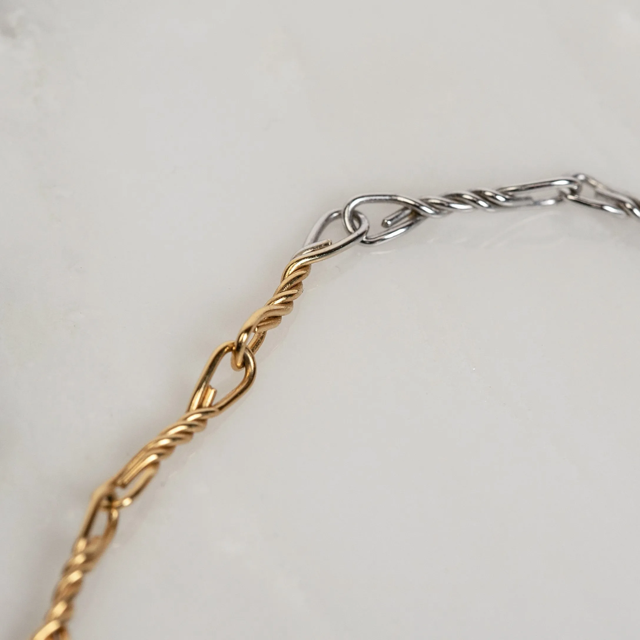 2Tone Wire Necklace sold by PAR ICI product image thumbnail 5