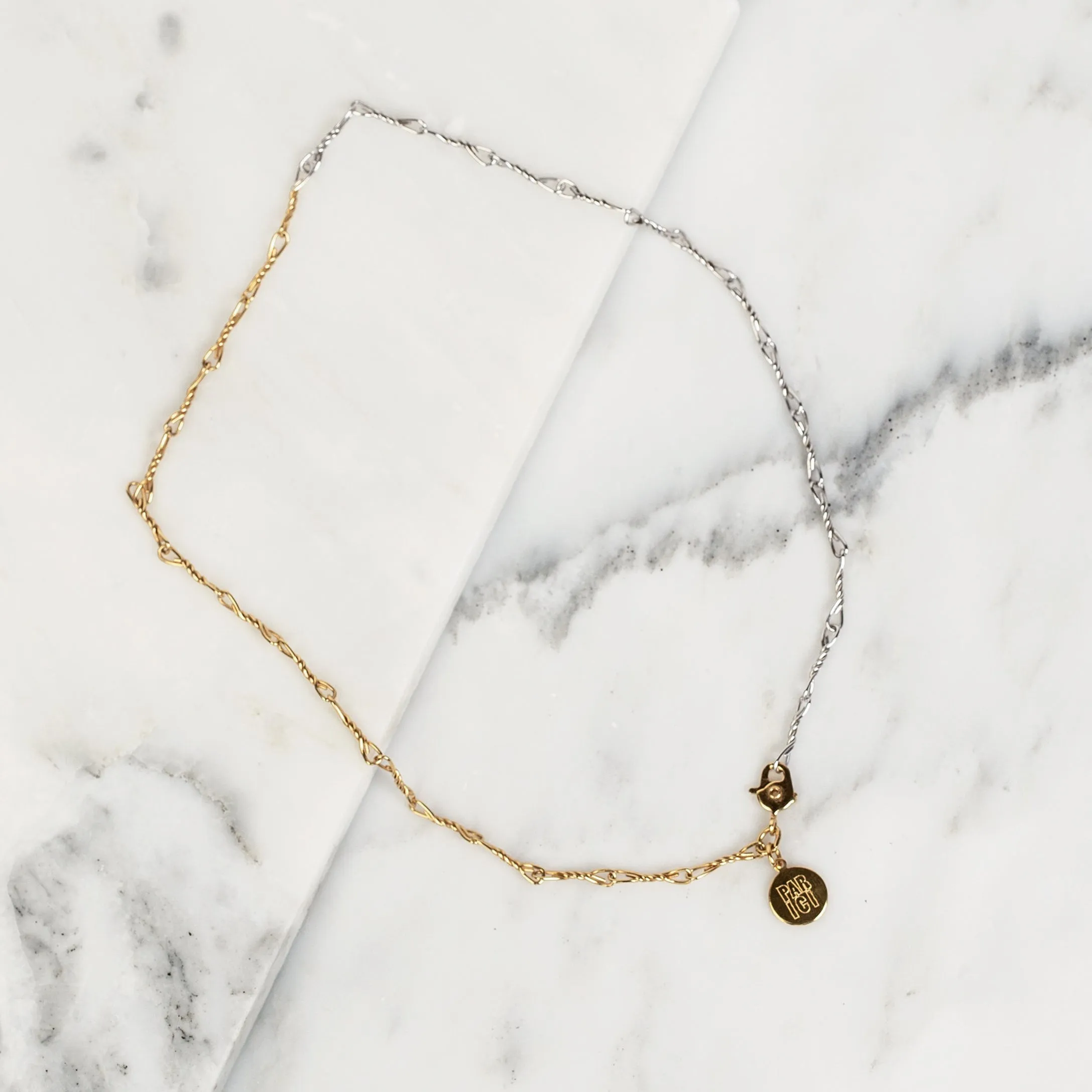 2Tone Wire Necklace sold by PAR ICI product image thumbnail 4