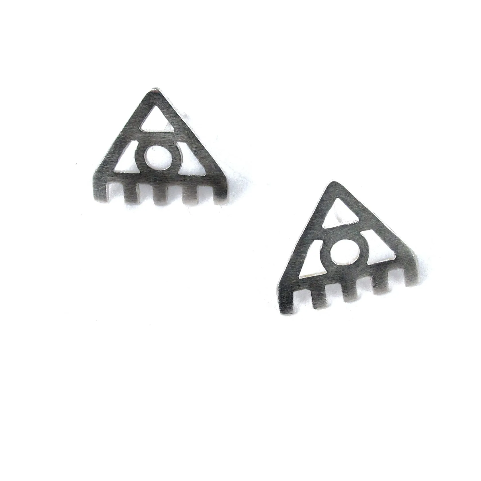 Delta Triangle Earrings sold by PAR ICI product image thumbnail 2