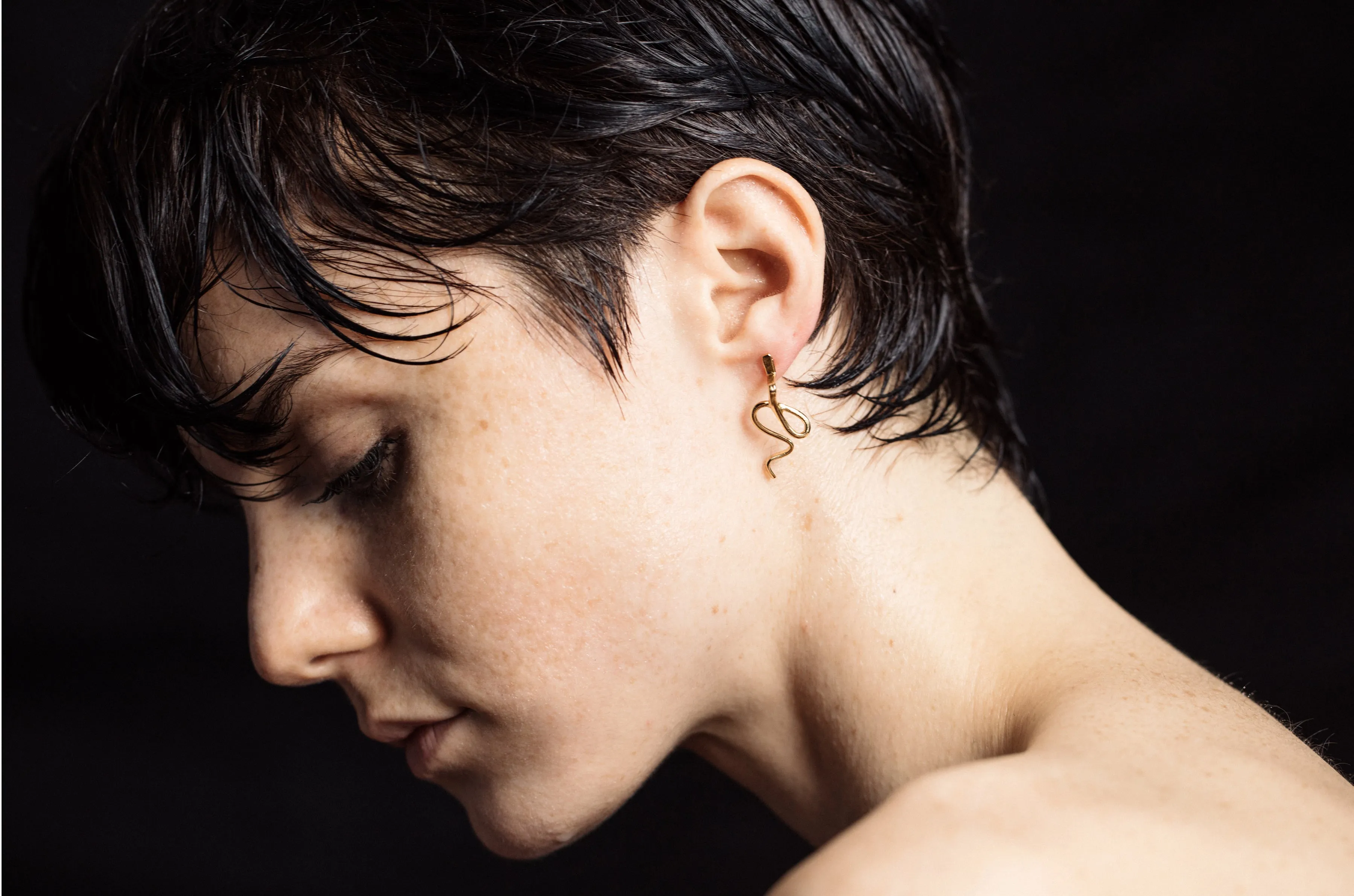 Squiggle Earrings sold by PAR ICI product image thumbnail 3