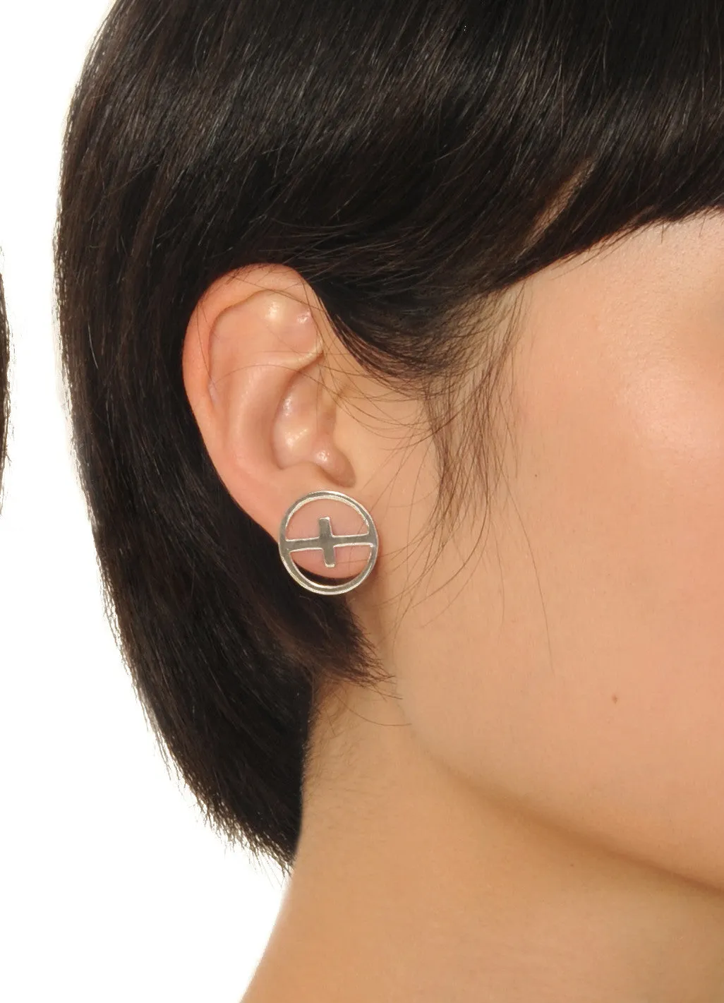 large circle studs sold by PAR ICI product image thumbnail 4