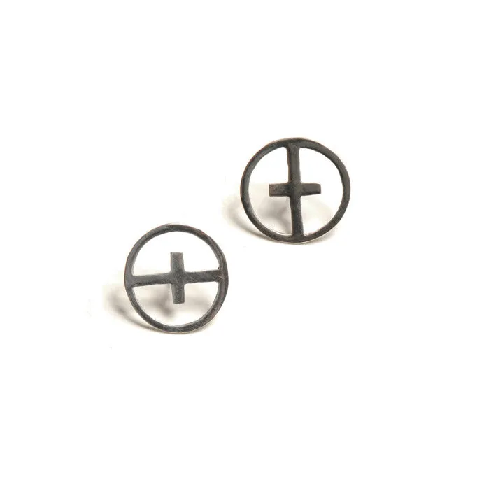 large circle studs sold by PAR ICI product image thumbnail 5