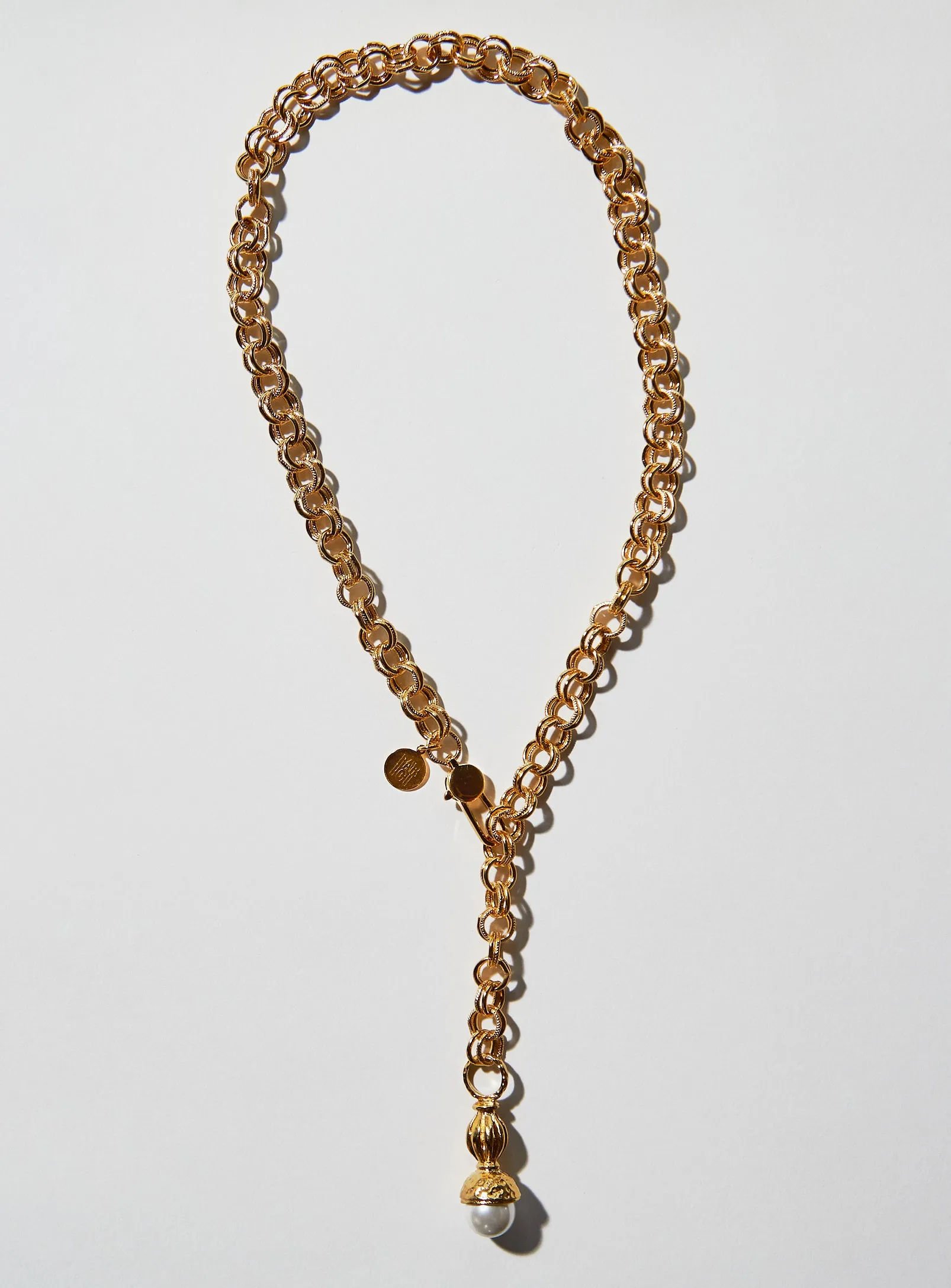 Pearl Drop Necklace sold by PAR ICI product image thumbnail 5
