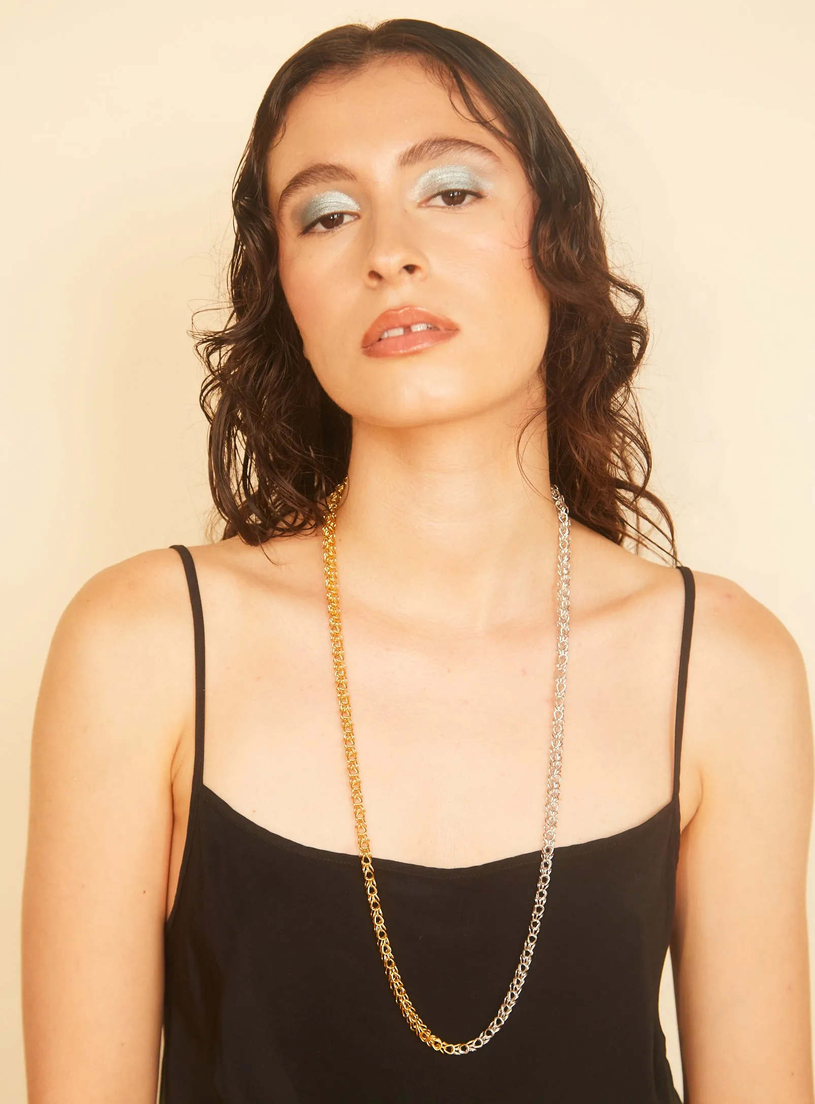 2Tone Mesh Chain sold by PAR ICI product image thumbnail 2